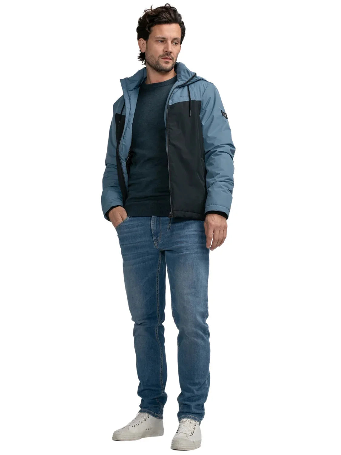 Chaqueta Acolchada Petrol Industries Skagway Azul | Bicos de Fío