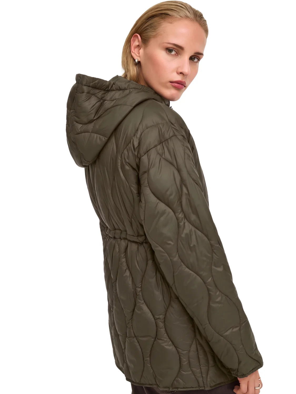 Chaqueta Guateada ONLY Tania Verde Kalamata | Bicos de Fío