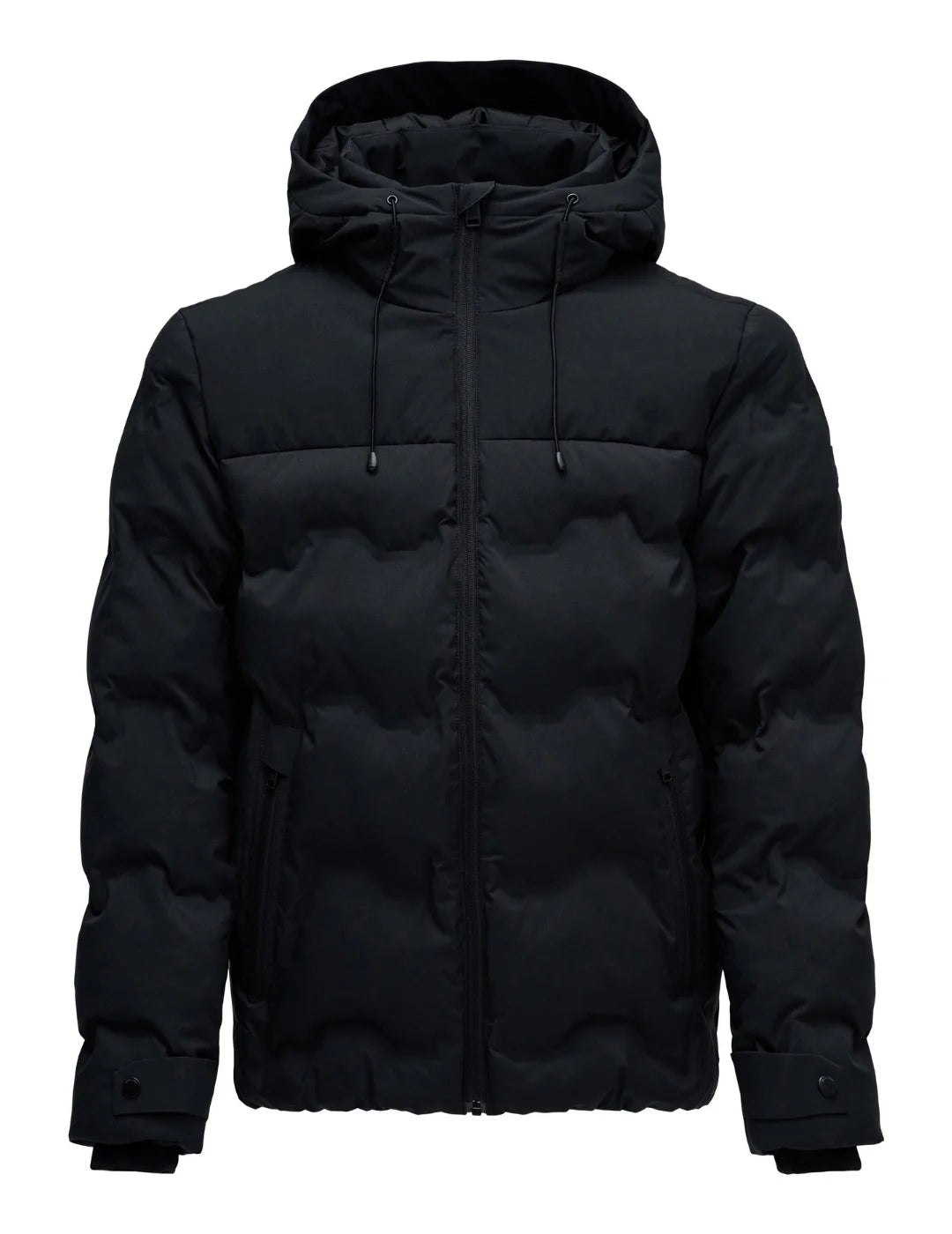 Chaqueta Impermeable Salsa Jeans Negro | Bicos de Fío