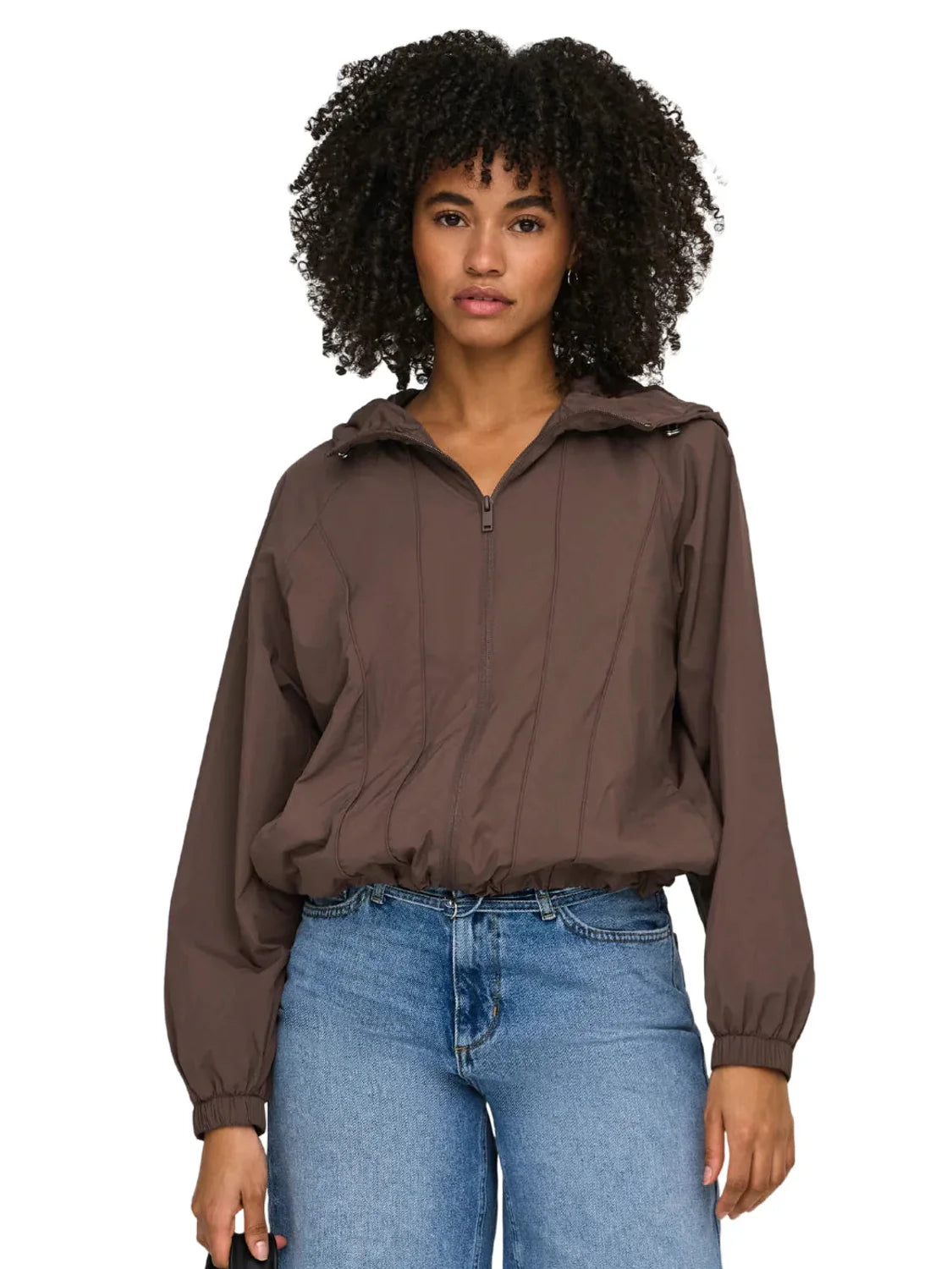 Chaqueta ONLY Lara Marrón Chocolate | Bicos de Fío