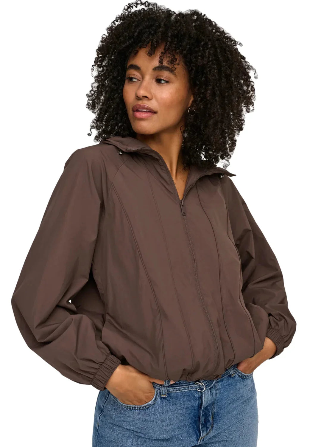 Chaqueta ONLY Lara Marrón Chocolate | Bicos de Fío
