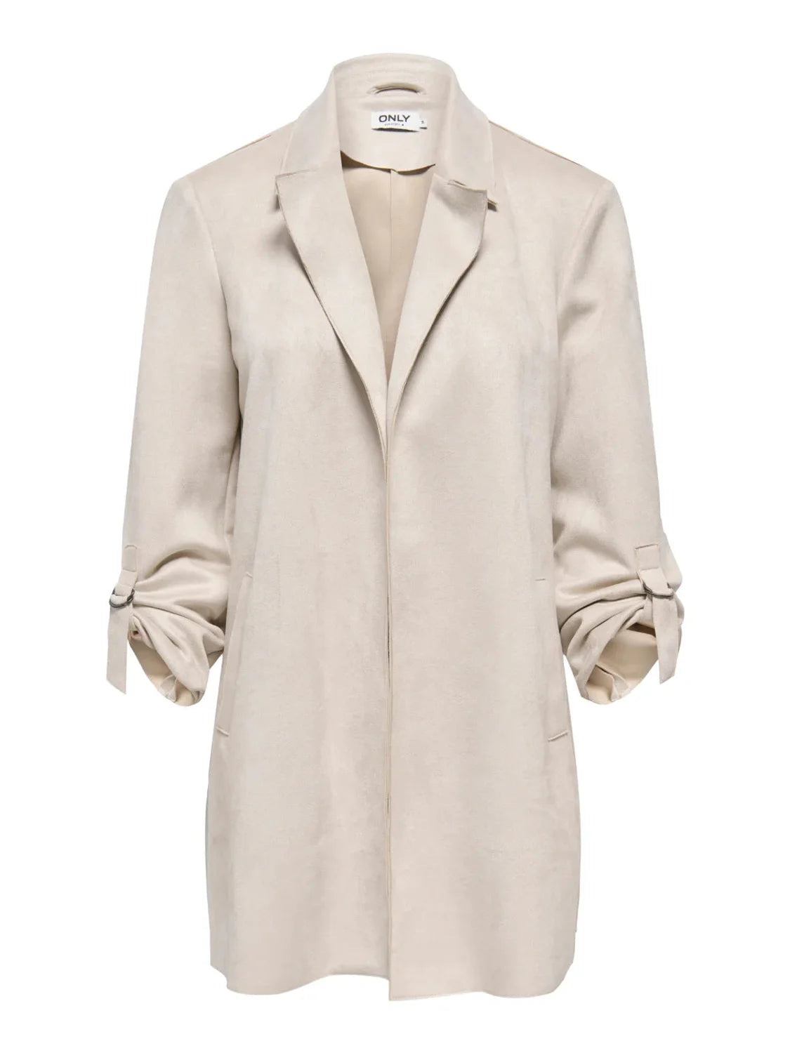 Abrigo De Ante ONLY Joline Beige | Bicos de Fío