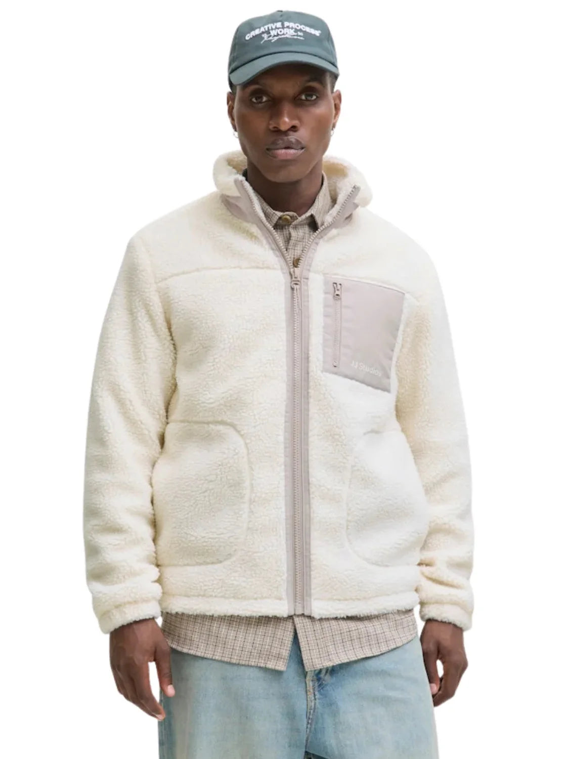 Chaqueta Polar Jack&Jones Soho Beige | Bicos de Fío