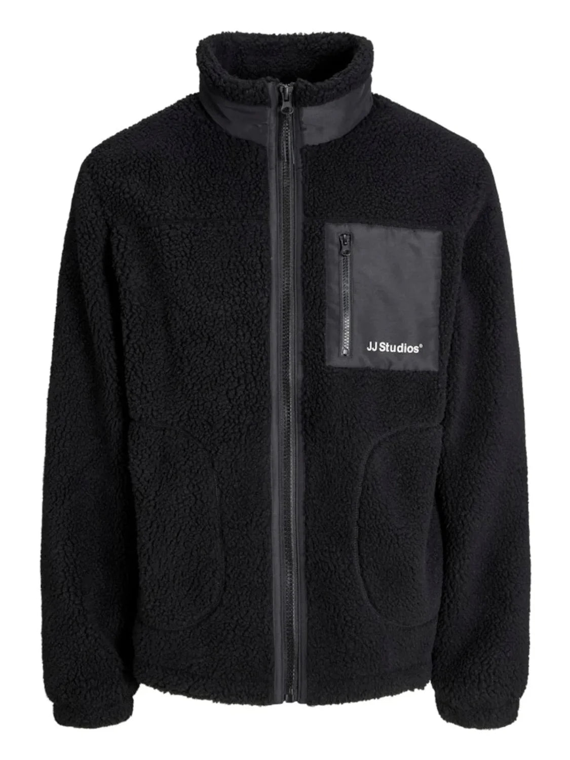 Chaqueta Polar Jack&Jones Soho Negro | Bicos de Fío