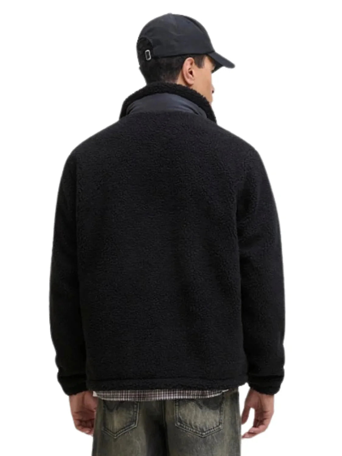 Chaqueta Polar Jack&Jones Soho Negro | Bicos de Fío