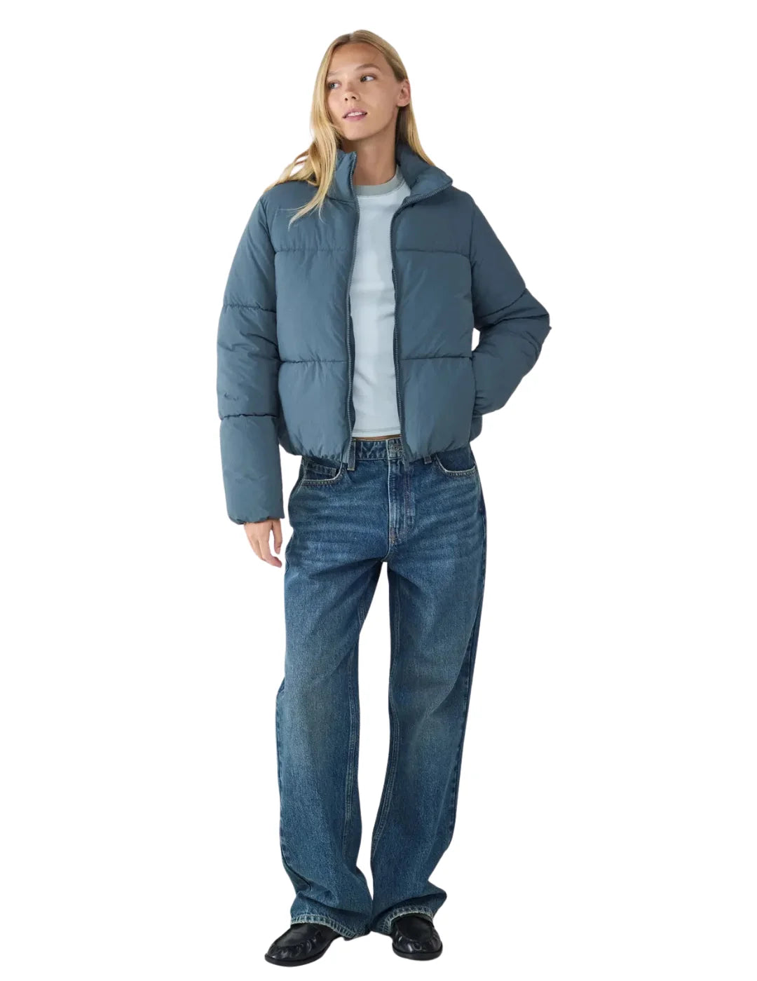 Puffer BALMOHK Basic Azul | Bicos de Fío
