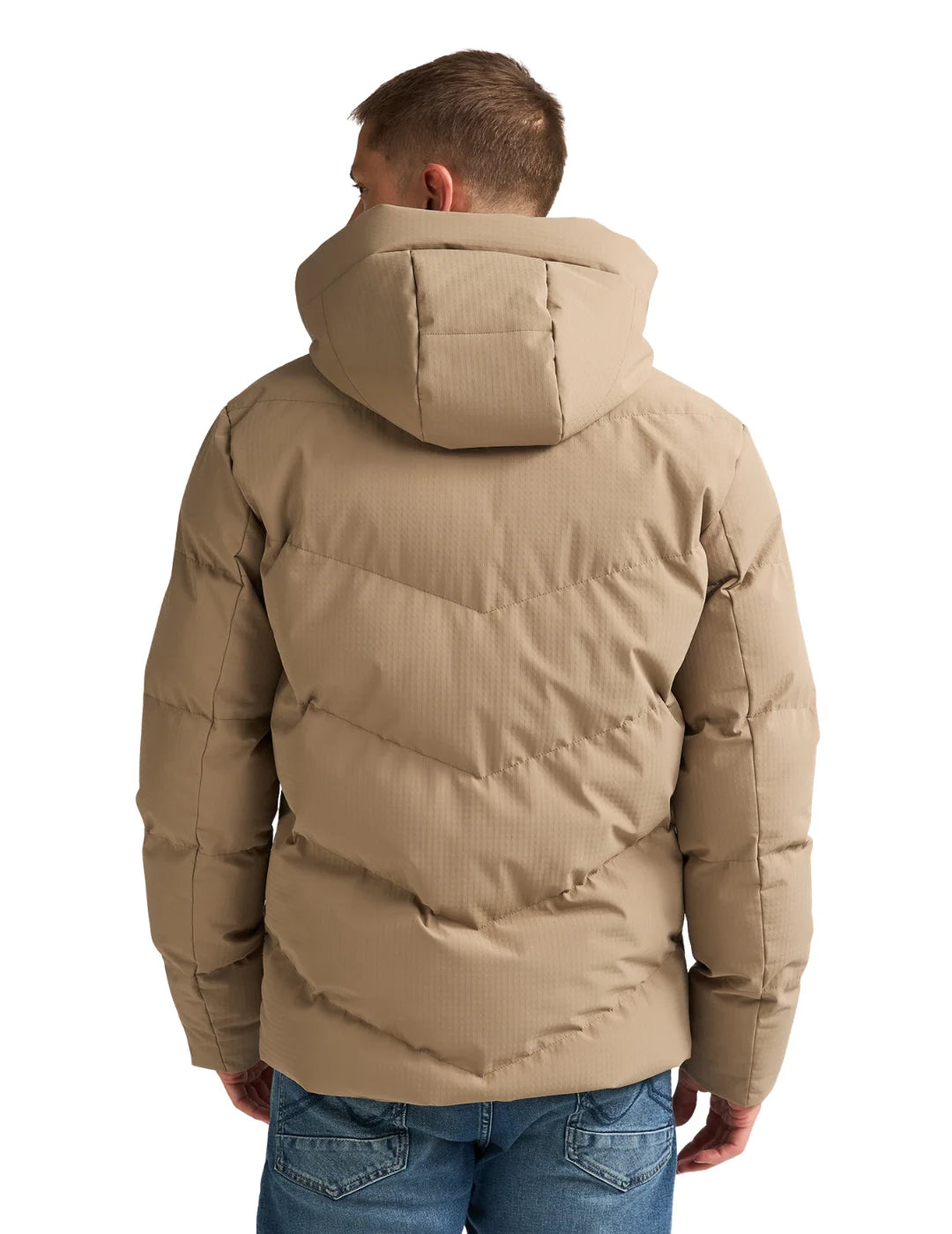 Plumas Acolchado Petrol Industries Forgejunction Beige | Bicos de Fío