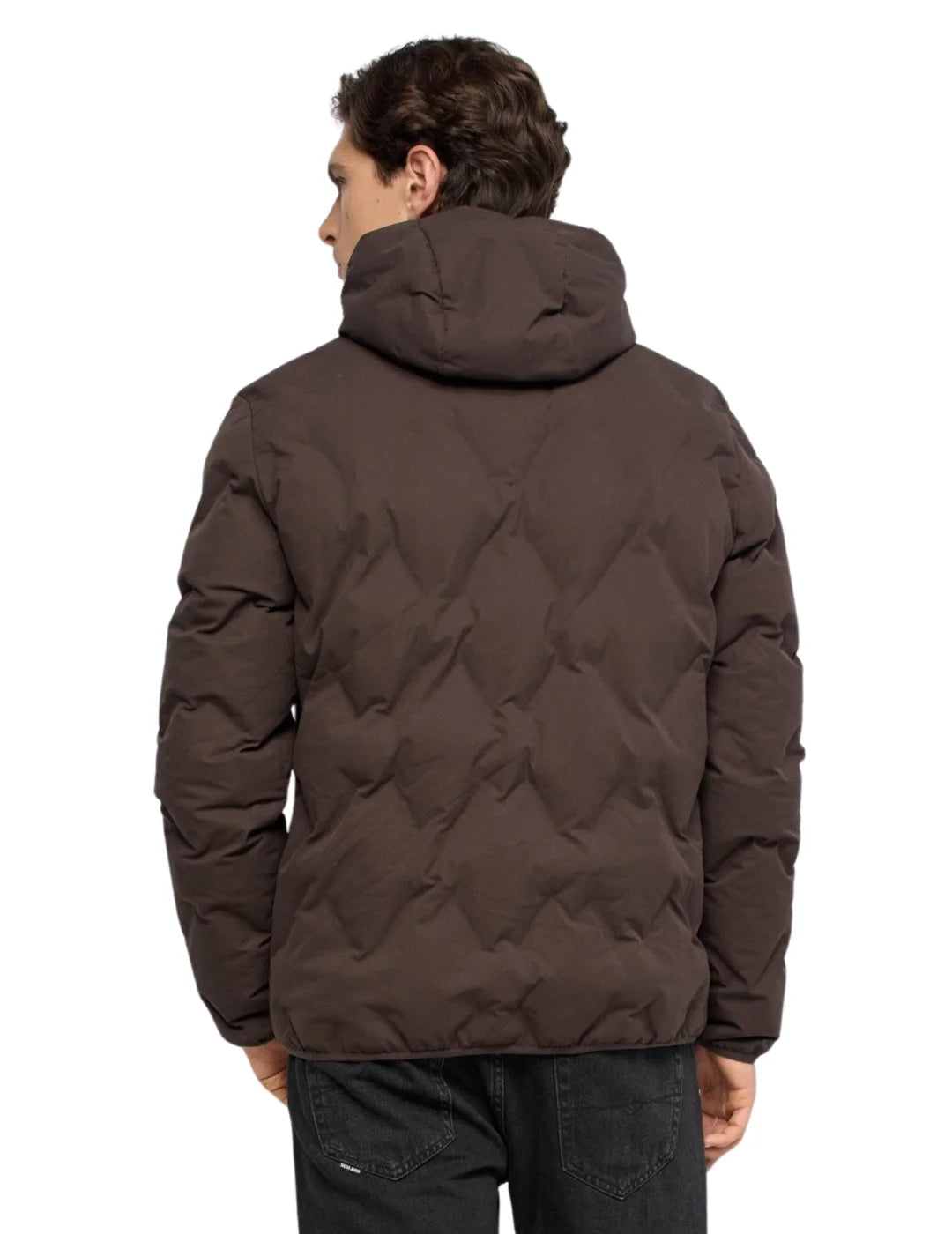Chaqueta Puffer Salsa Jeans Marrón | Bicos de Fío