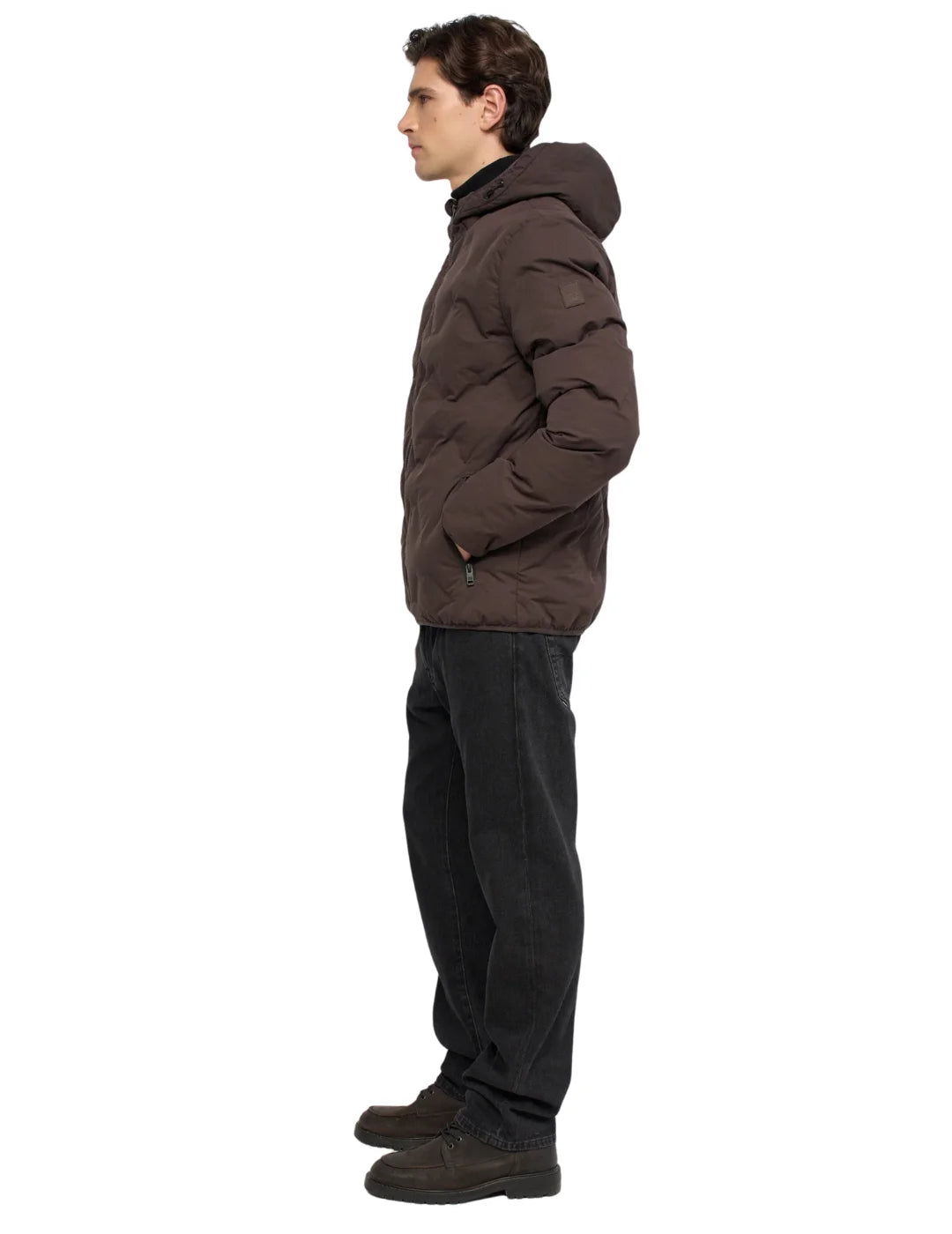 Chaqueta Puffer Salsa Jeans Marrón | Bicos de Fío