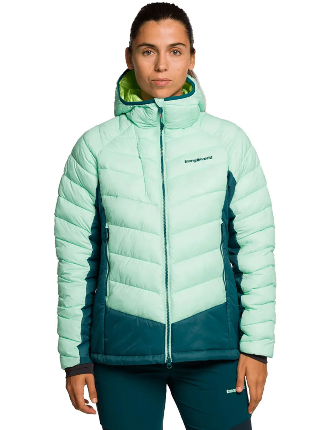 Chaqueta Trangoworld Rulhe V2 Verde Agua | Bicos de Fío