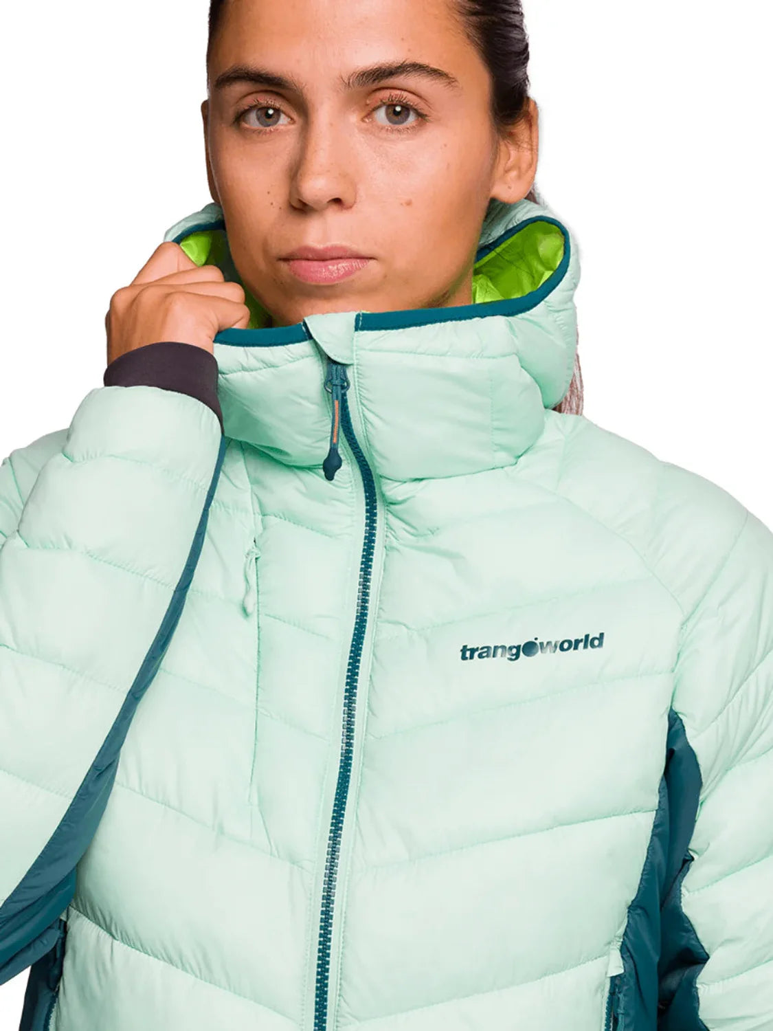 Chaqueta Trangoworld Rulhe V2 Verde Agua | Bicos de Fío