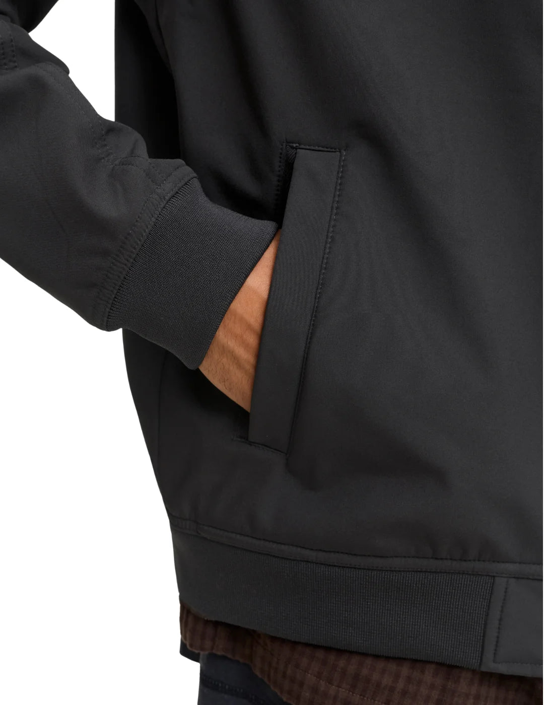 Bomber Softshell Jack&Jones Eliam Negro | Bicos de Fío