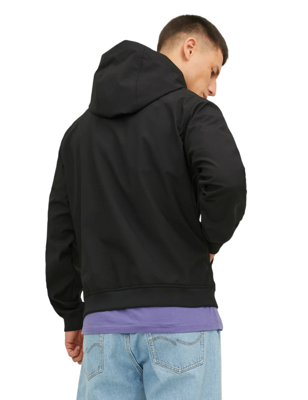 Chaqueta Softshell Jack&Jones Basic Negro | Bicos de Fío