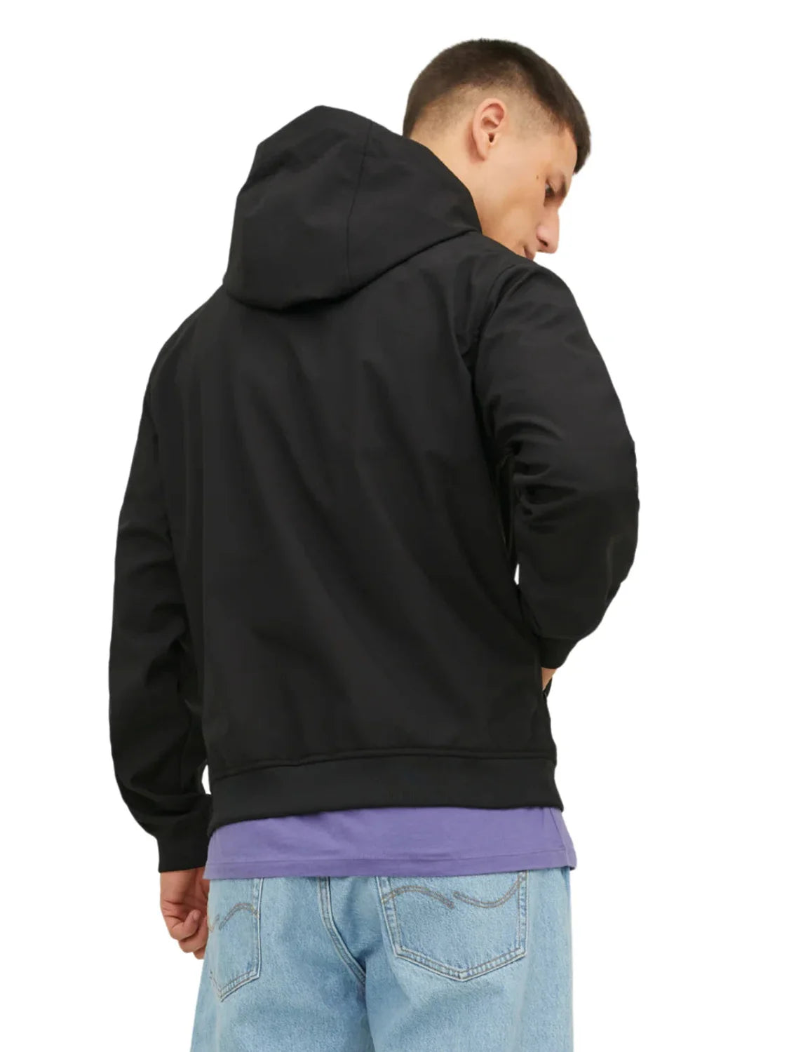 Chaqueta Softshell Jack&Jones Basic Negro | Bicos de Fío