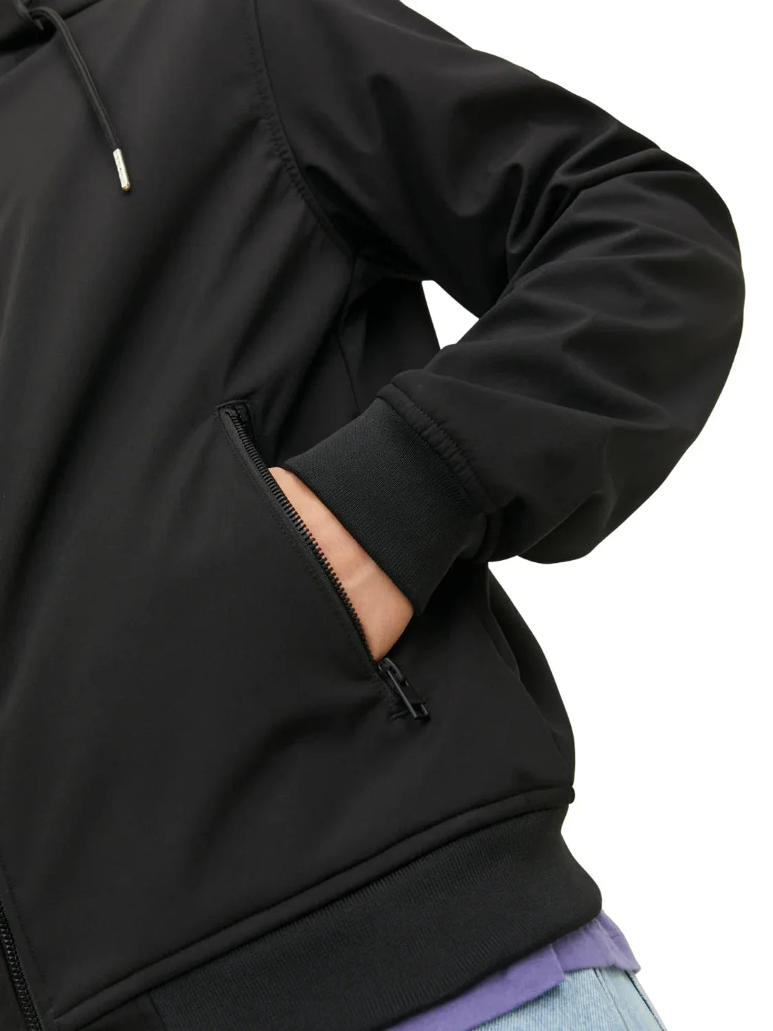 Chaqueta Softshell Jack&Jones Basic Negro | Bicos de Fío