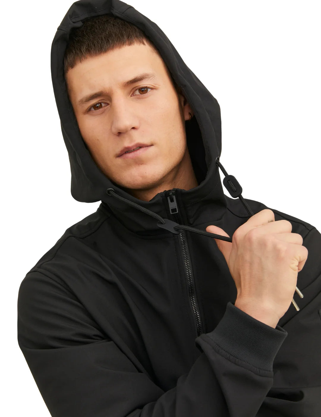 Chaqueta Softshell Jack&Jones Basic Negro | Bicos de Fío