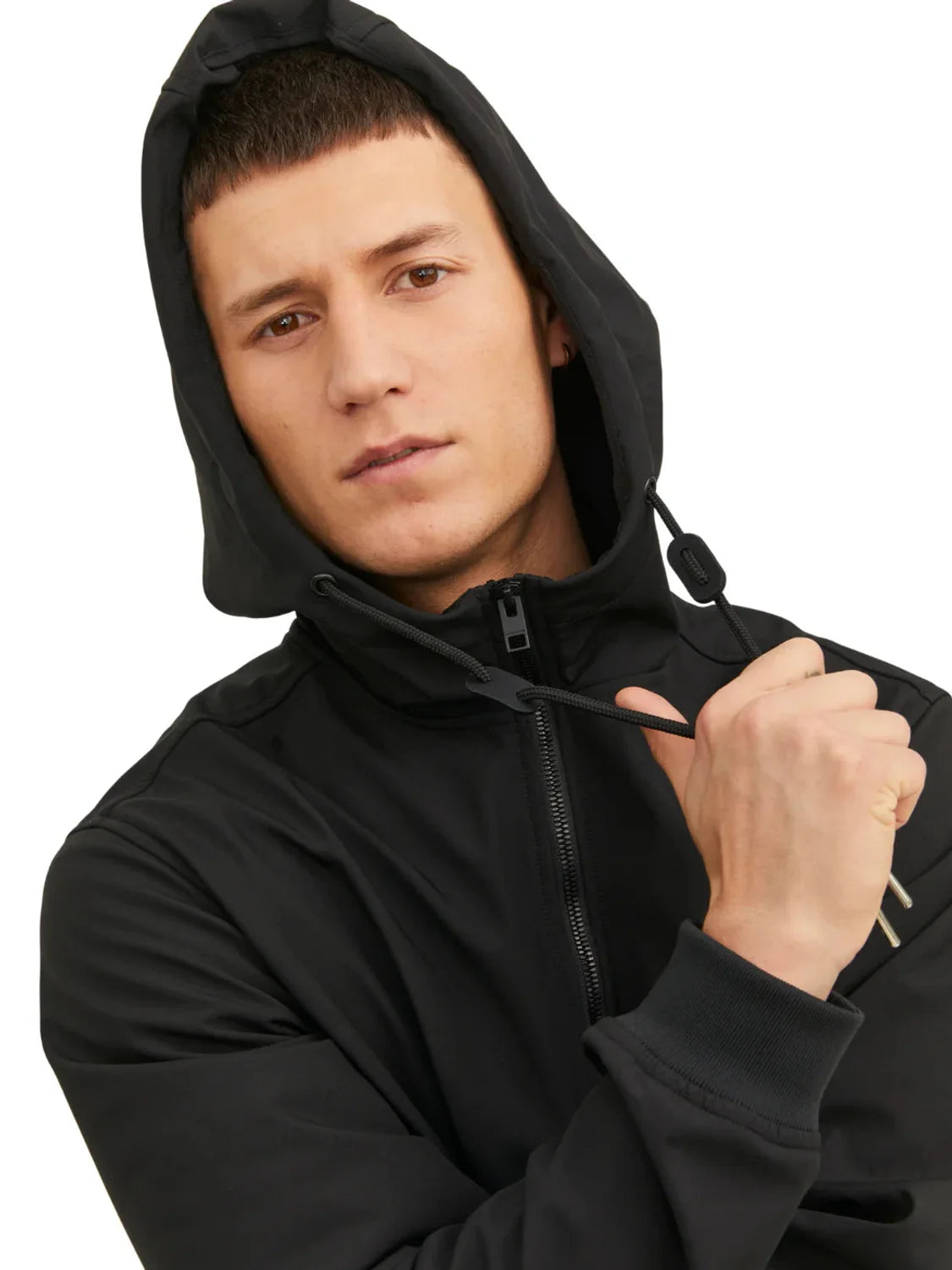 Chaqueta Softshell Jack&Jones Basic Negro | Bicos de Fío