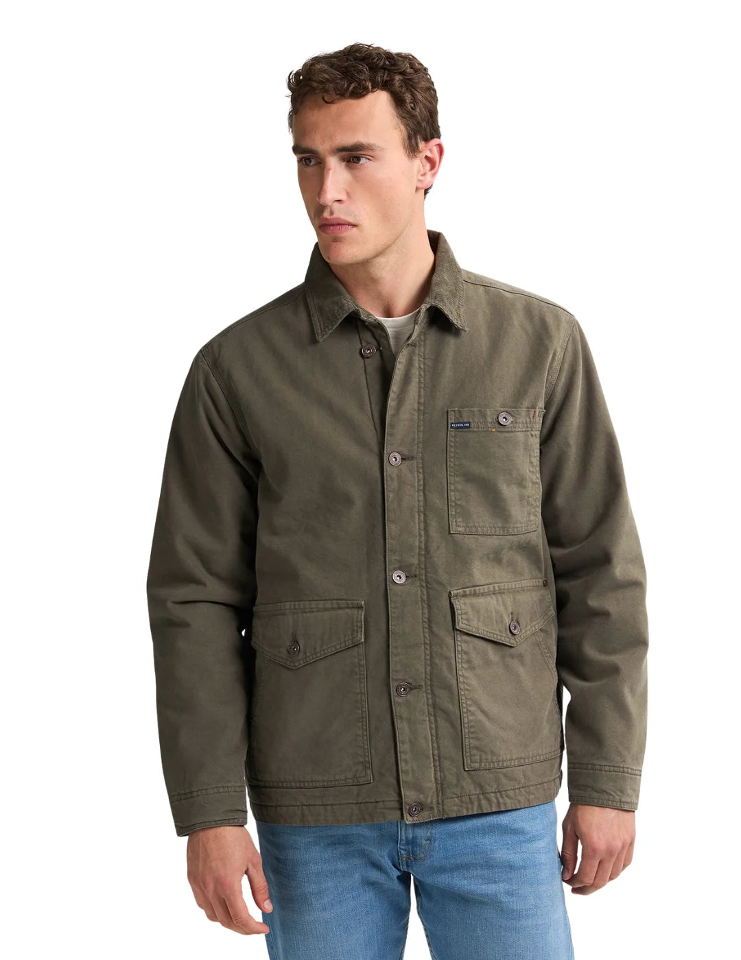 Chaqueta Worker Petrol Industries Verde Kaki | Bicos de Fío
