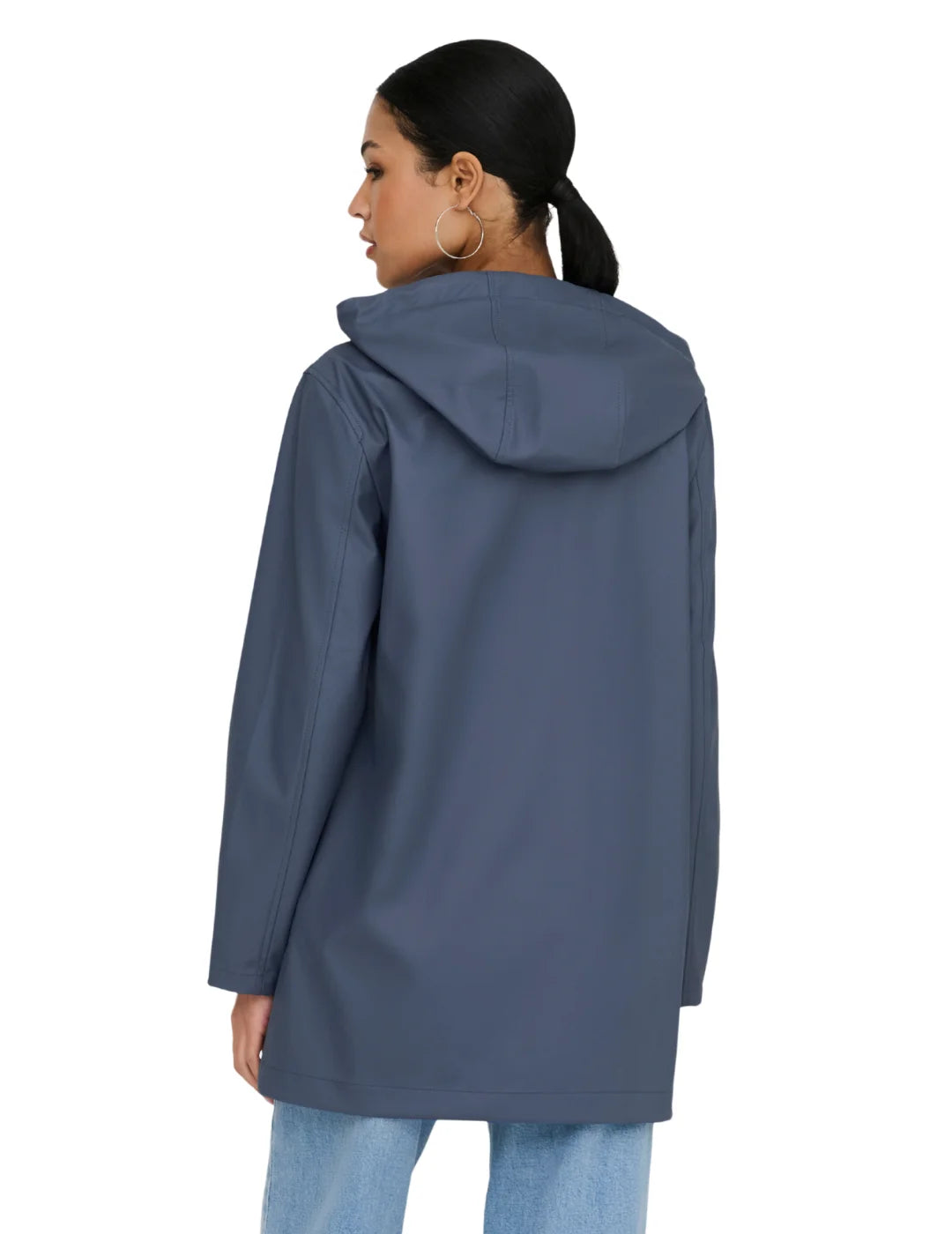 Chubasquero ONLY Elisa Azul Vintage | Bicos de Fío