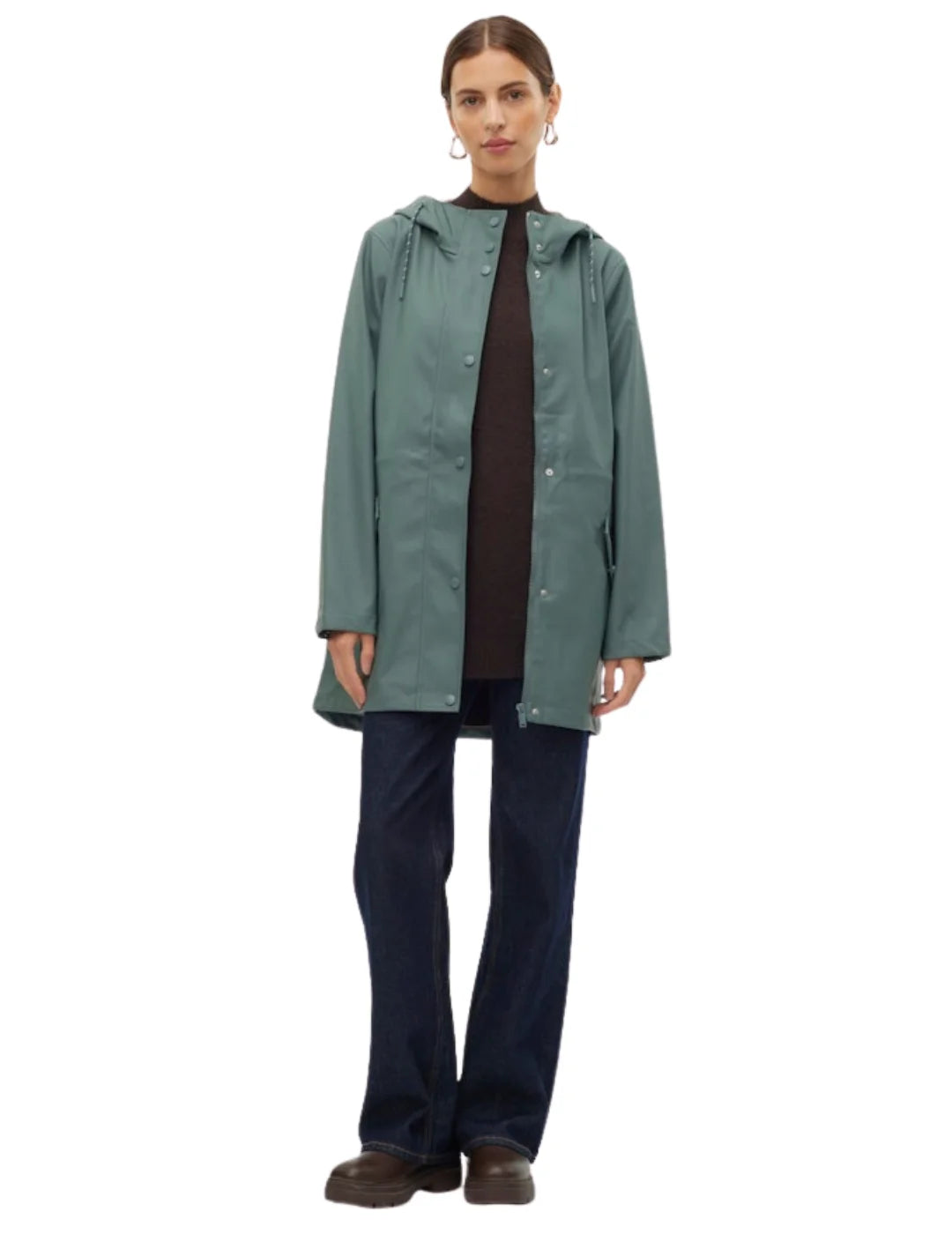 Chubasquero Vero Moda Malou Balsam Green | Bicos de Fío