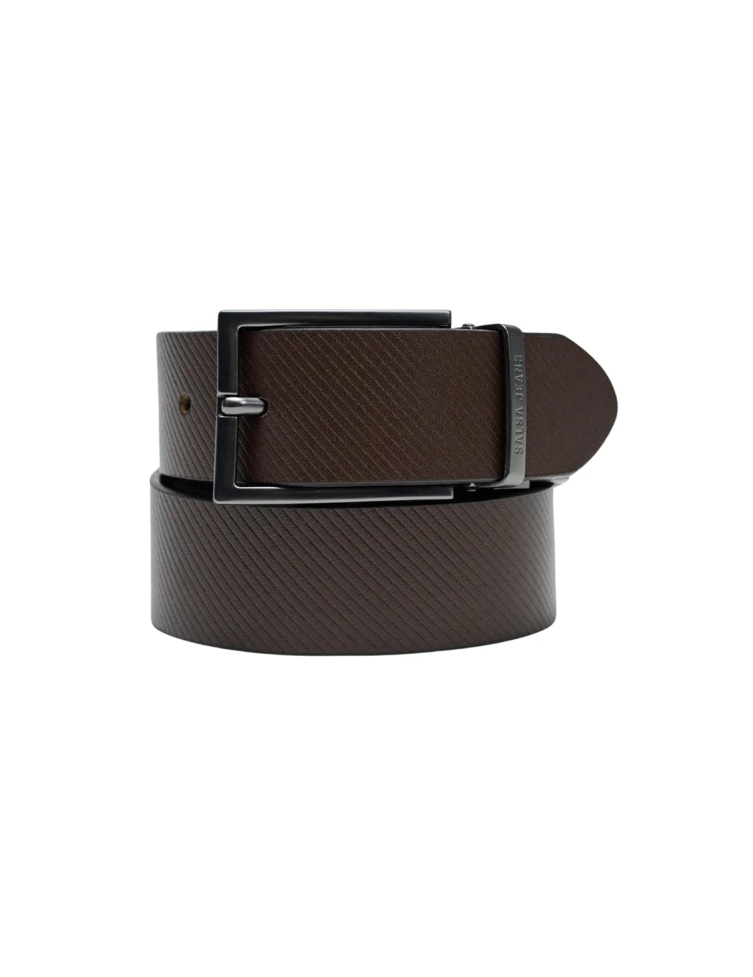 Cinturón Cuero Reversible Salsa Jeans Marrón-Negro | Bicos de Fío