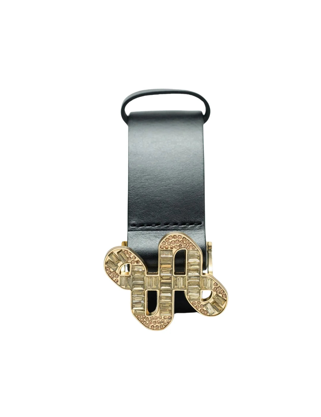 Cinturón Logo Dorado Salsa Jeans Negro | Bicos de Fío