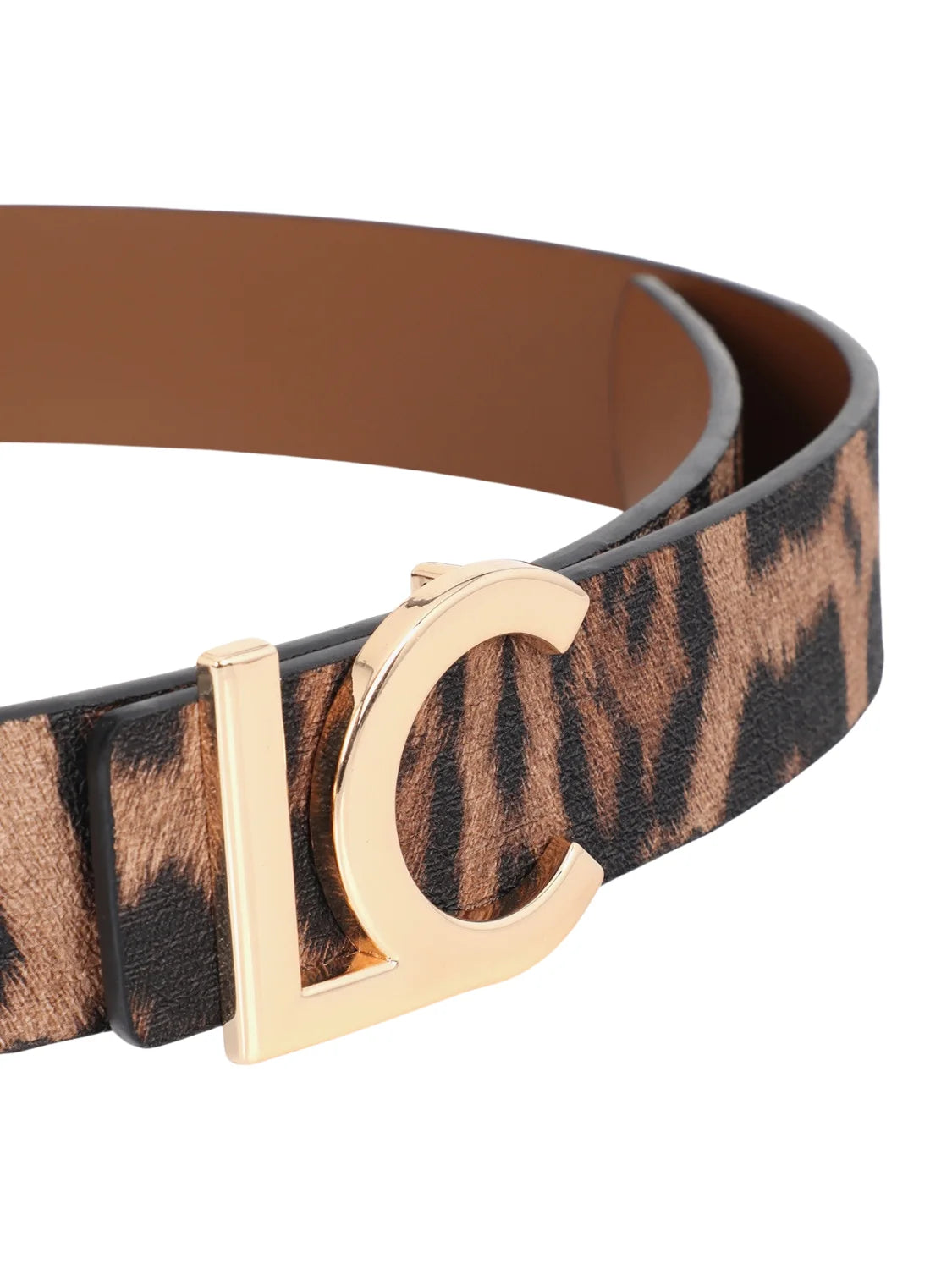 Cinturón Reversible LC Lola Casademunt Animal Print | Bicos de Fío