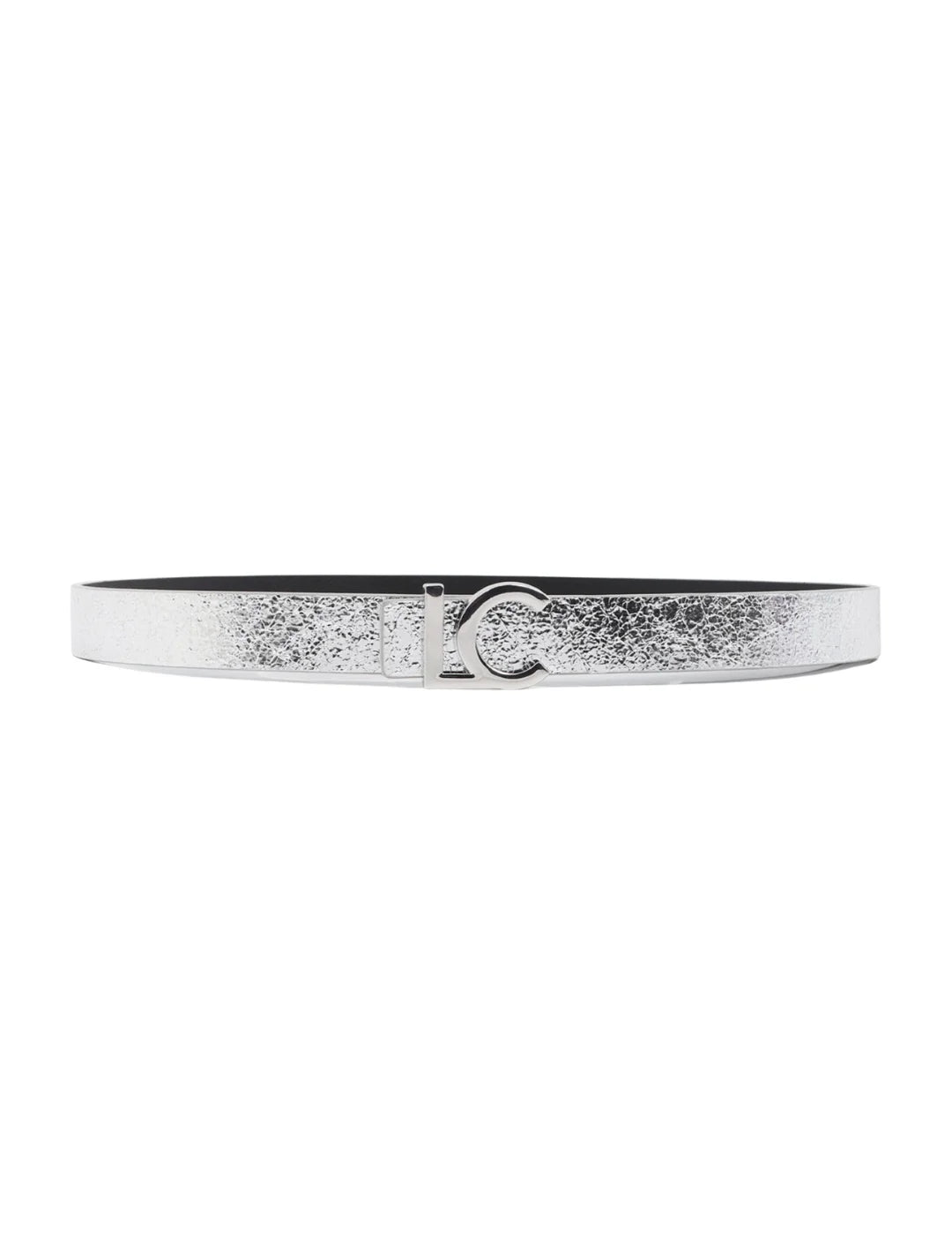 Cinturón Reversible Lola Casademunt Metalizado | Bicos de Fío