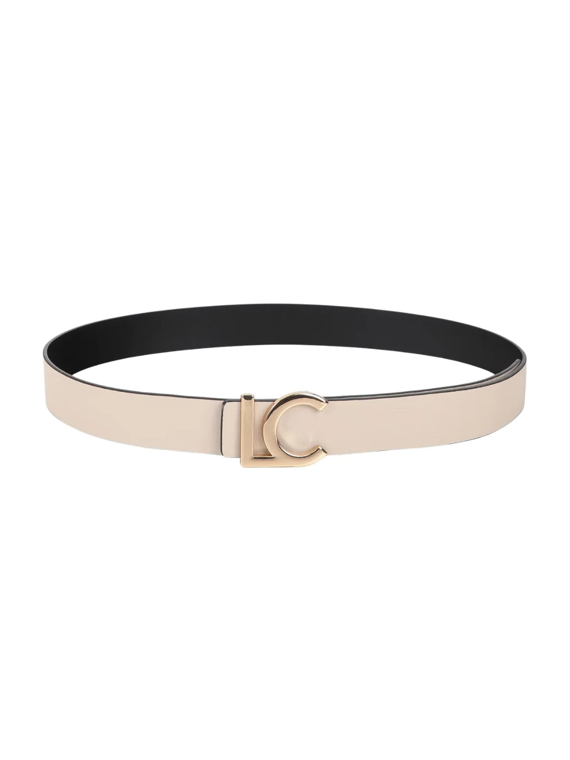 Cinturón Reversible LC Lola Casademunt Negro-Crudo | Bicos de Fío
