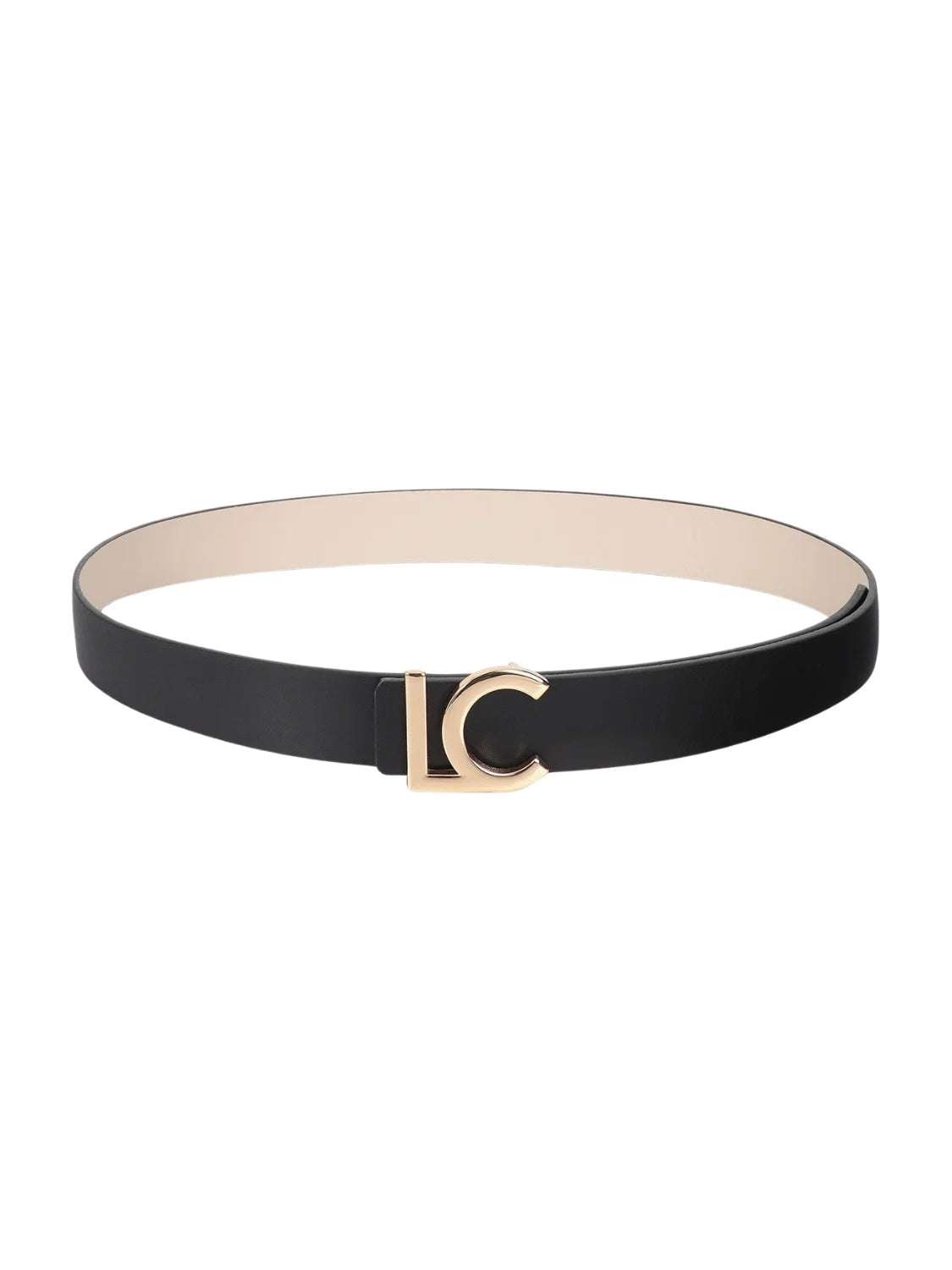 Cinturón Reversible LC Lola Casademunt Negro-Crudo | Bicos de Fío