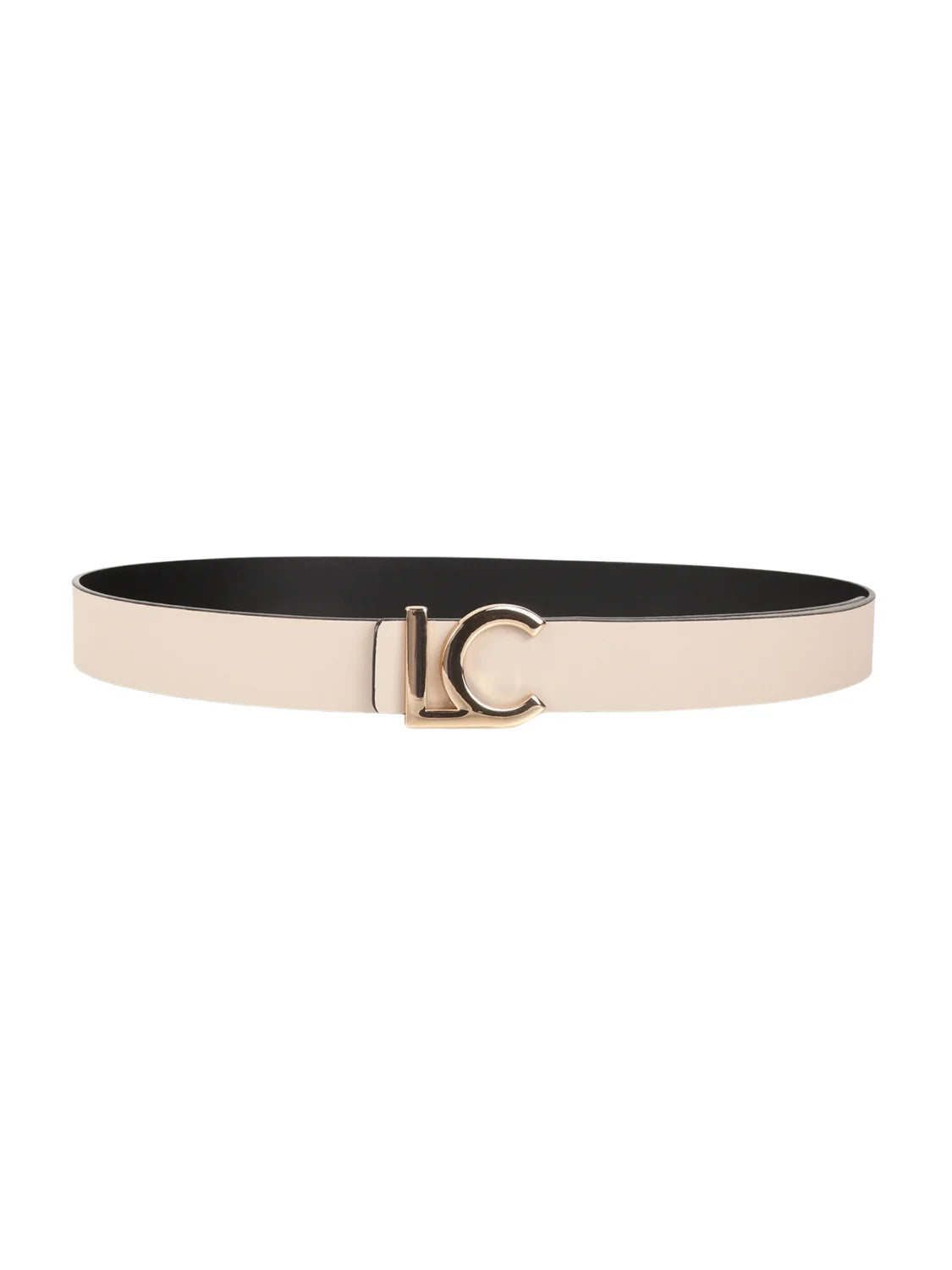 Cinturón Reversible LC Lola Casademunt Negro-Crudo | Bicos de Fío