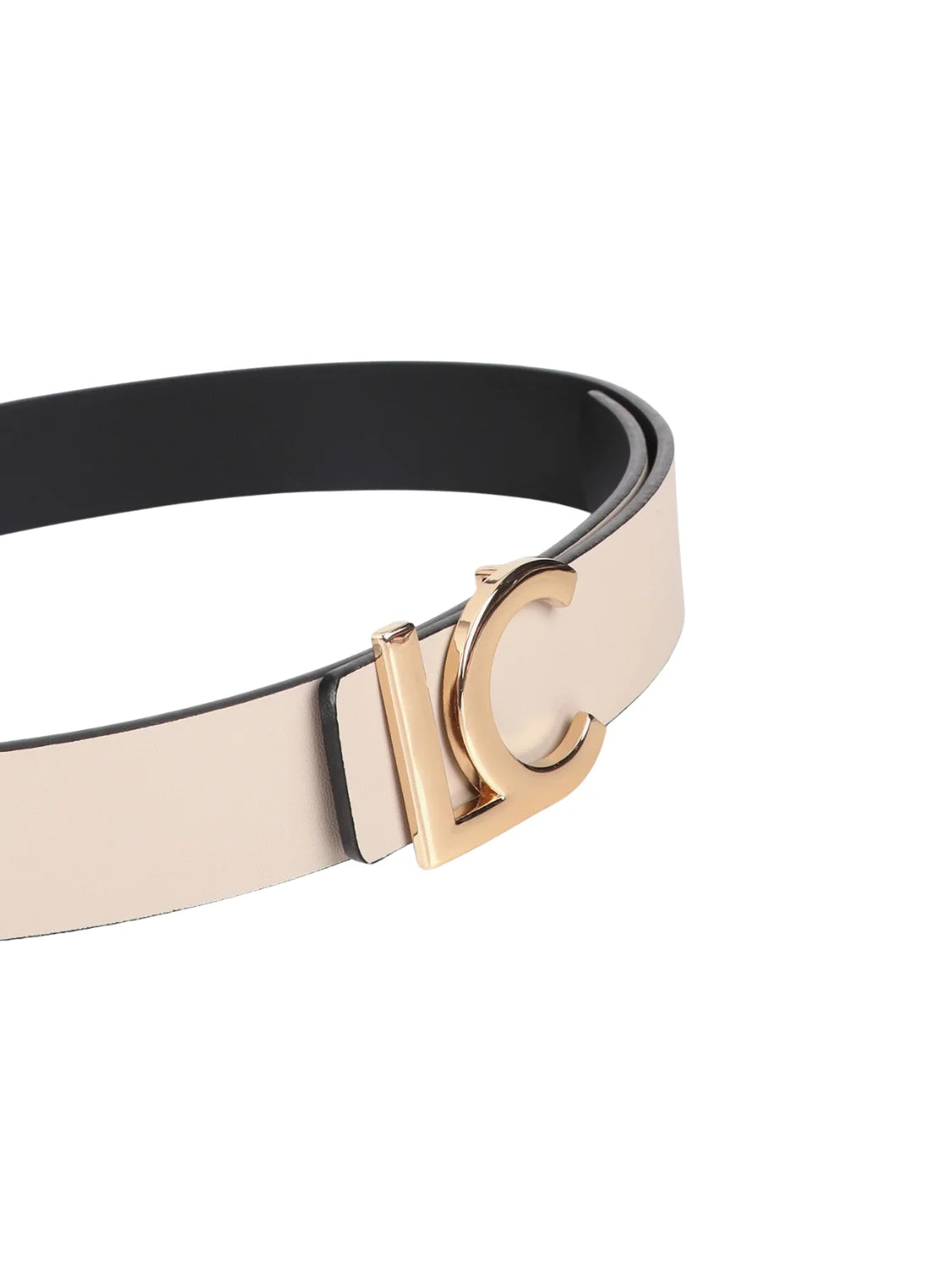 Cinturón Reversible LC Lola Casademunt Negro-Crudo | Bicos de Fío
