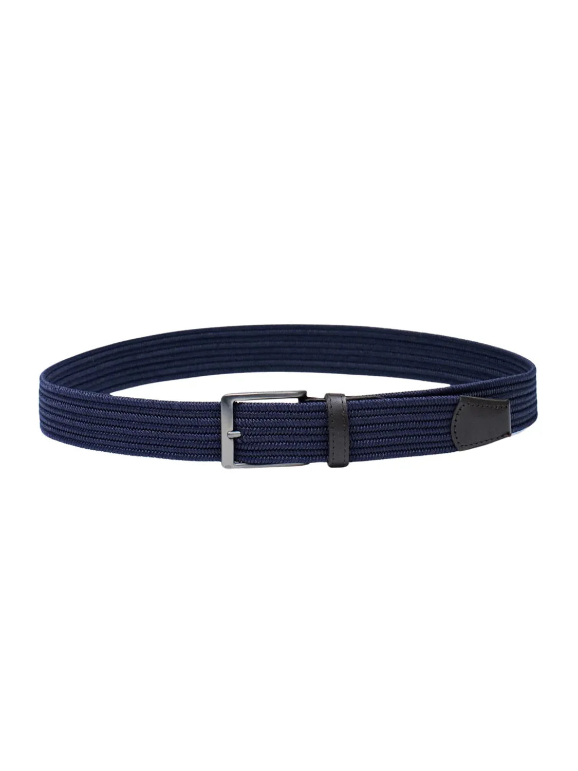 Cinturón Trenzado Salsa Jeans Azul Marino - Negro | Bicos de Fío
