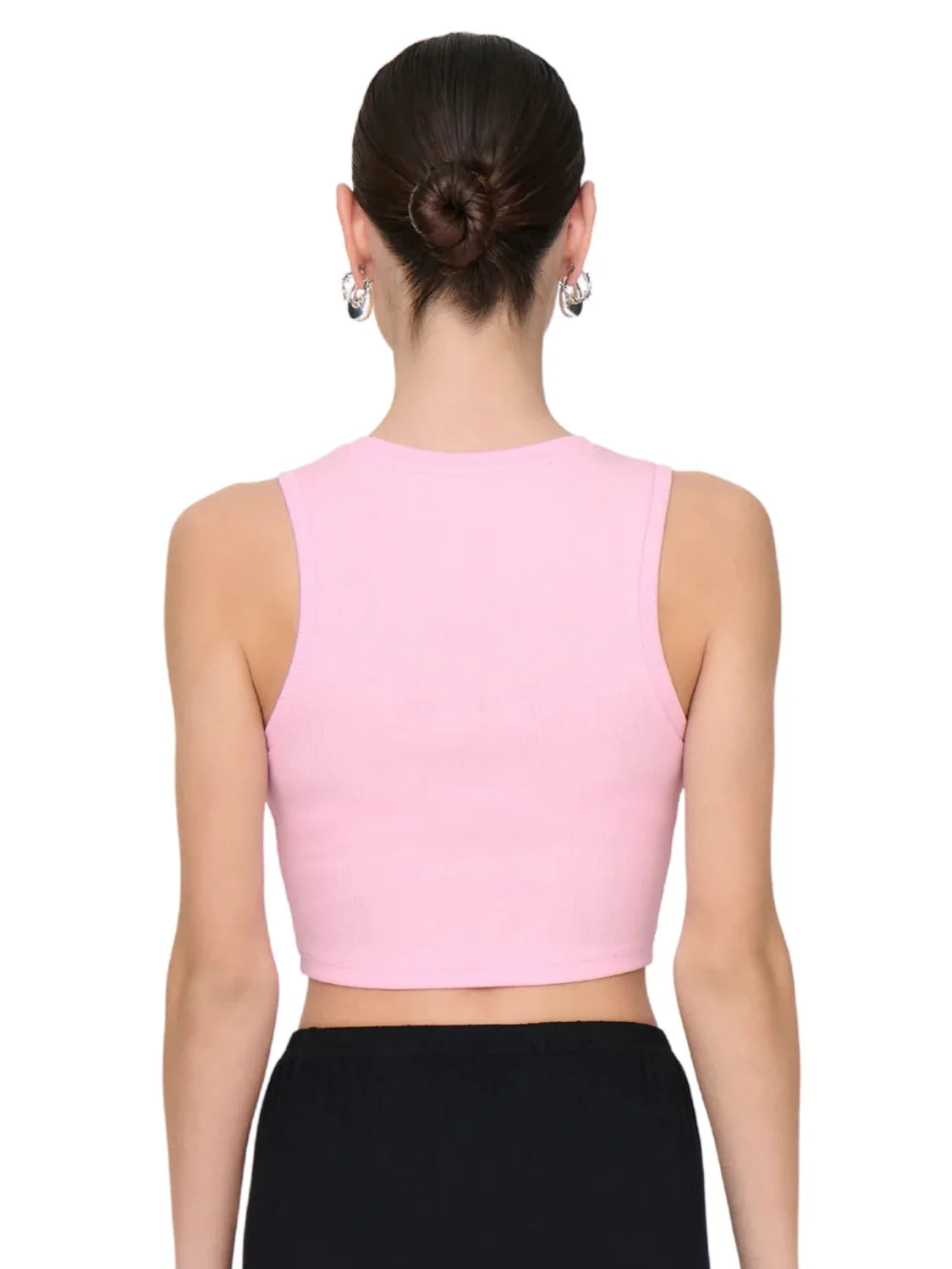 Crop Top ONLY Vilma Rosa | Bicos de Fío