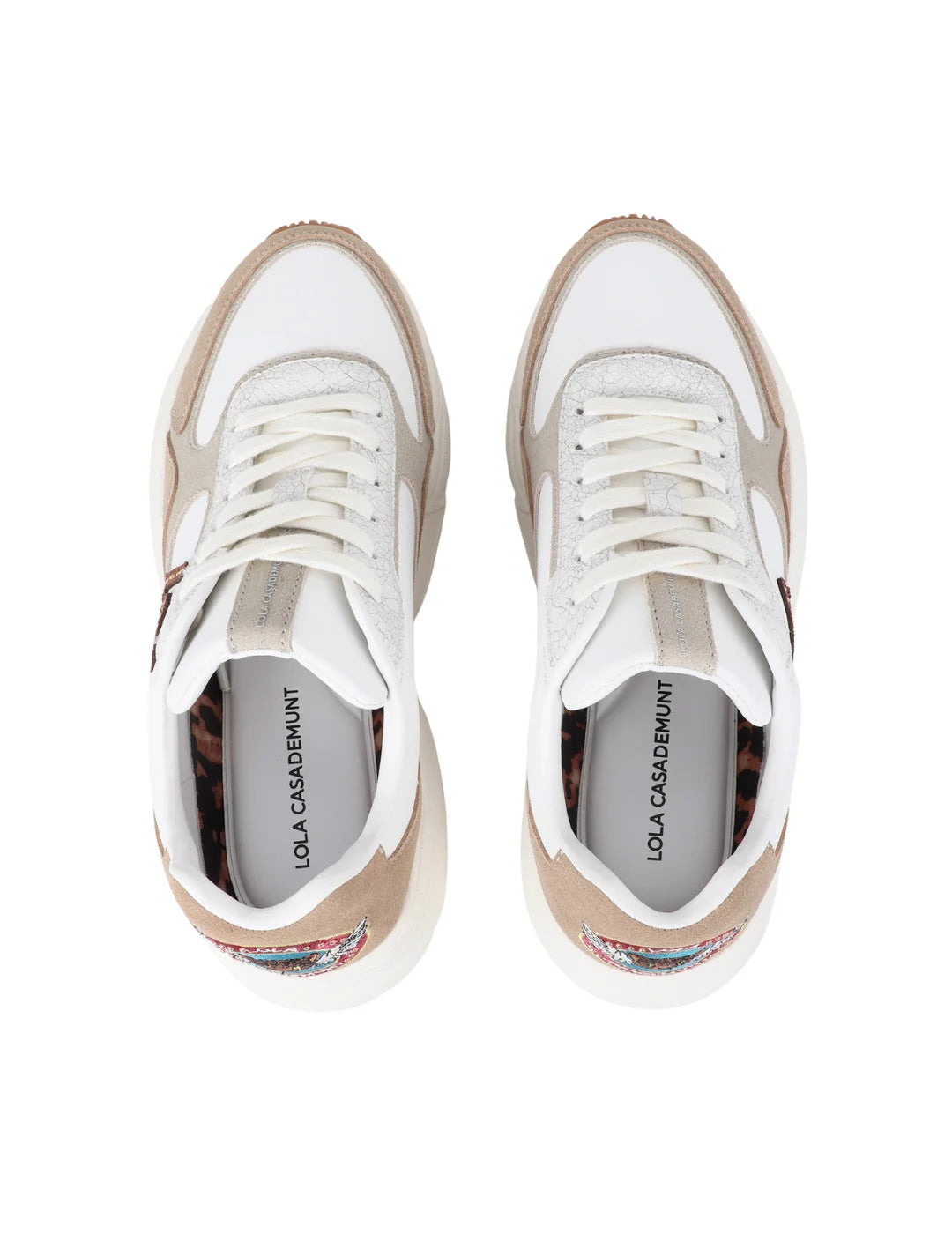 Zapatilla Parche Lola Casademunt Blanco | Bicos de Fío