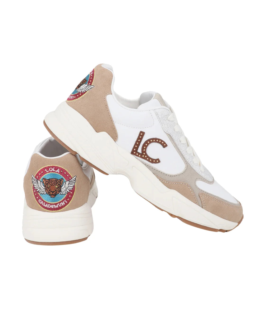 Zapatilla Parche Lola Casademunt Blanco | Bicos de Fío