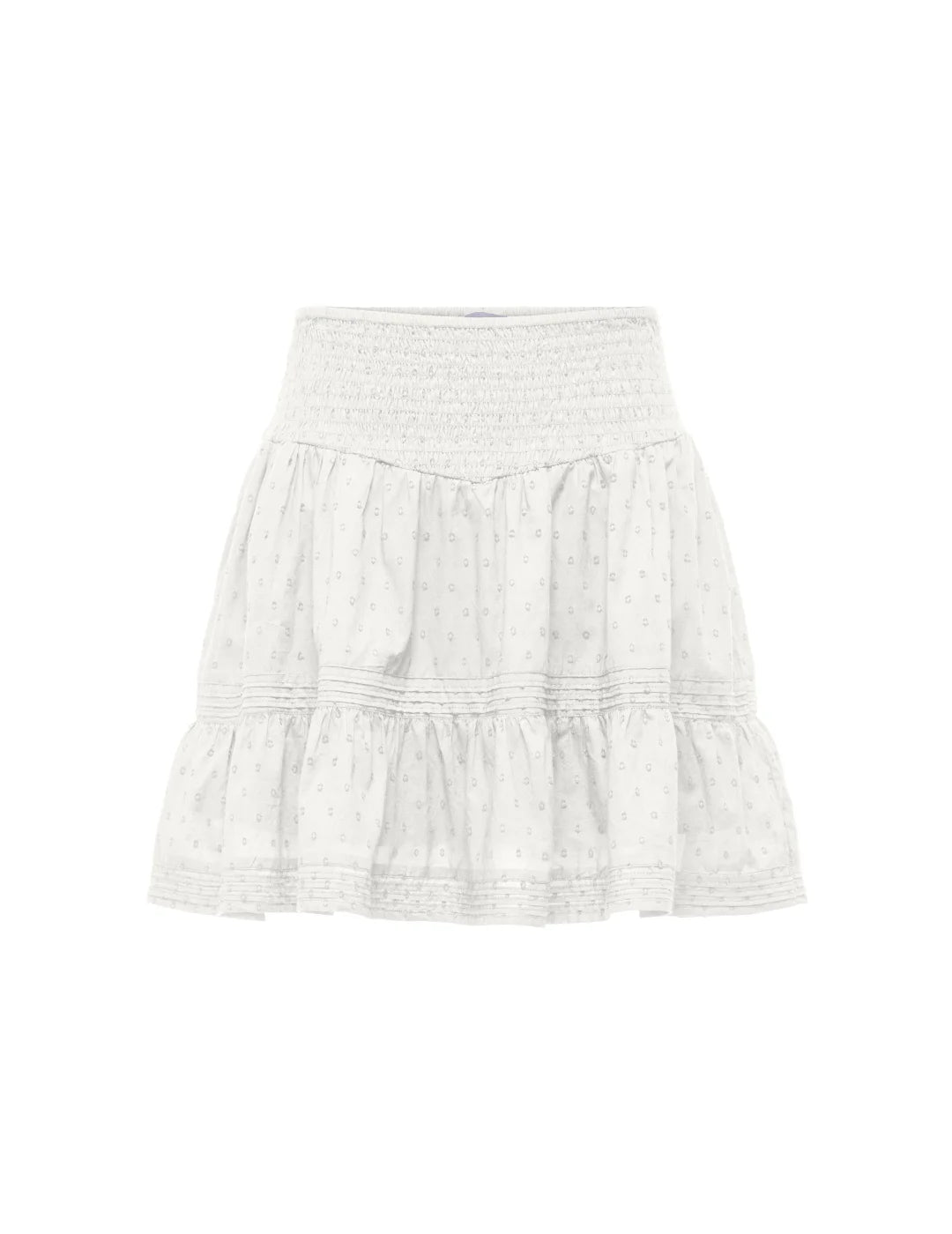 Falda Pantalón ONLY Katti Estampado Blanco | Bicos de Fío