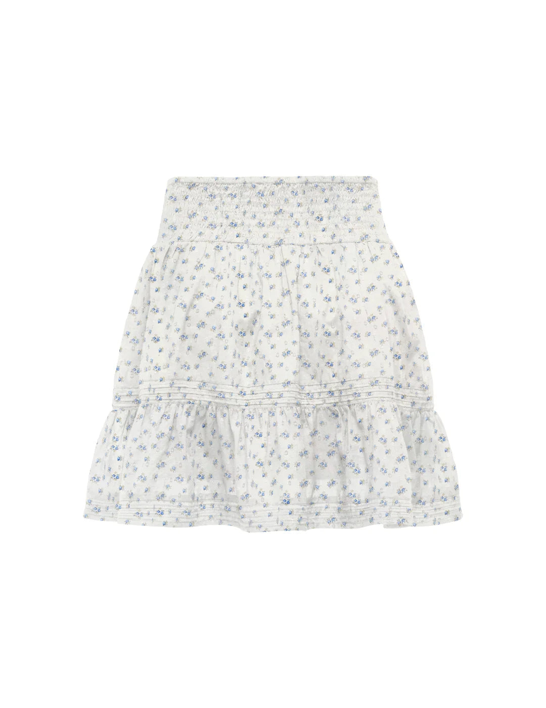 Falda Pantalón ONLY Katti Estampado Flores Blanco | Bicos de Fío