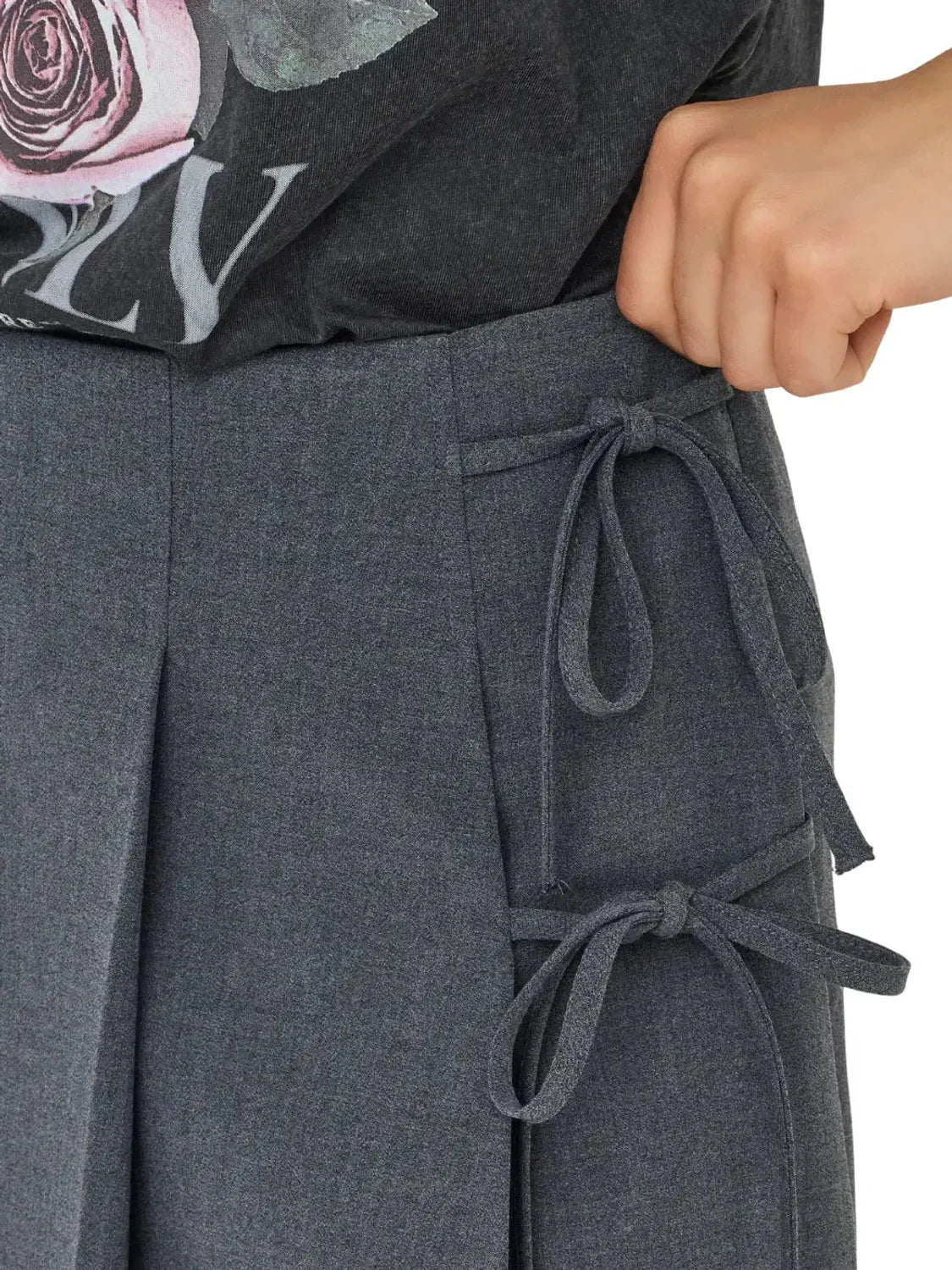 Falda Pantalón ONLY Melanie Gris | Bicos de Fío