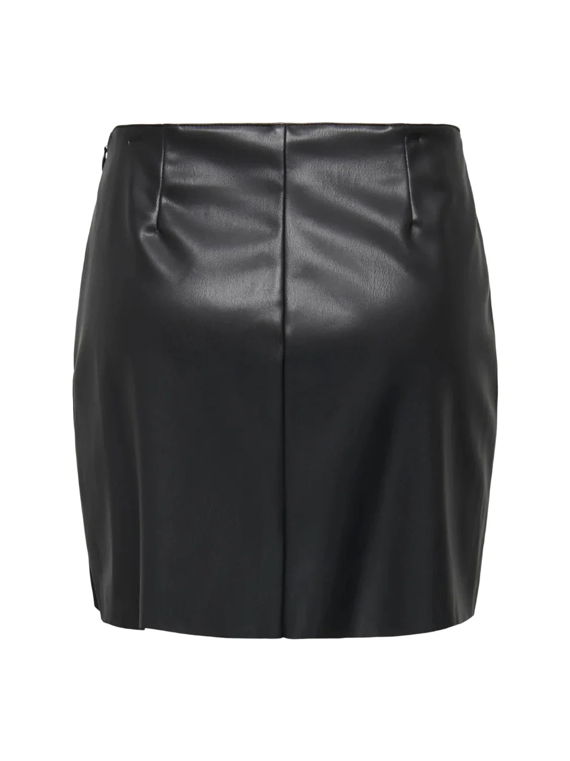 Falda Plisada Polipiel ONLY Artzy Negro | Bicos de Fío