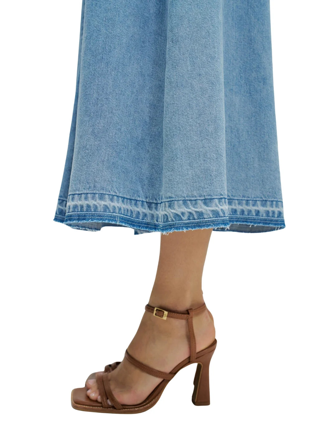 Falda Midi Lightdenim Salsa Jeans Azul | Bicos de Fío