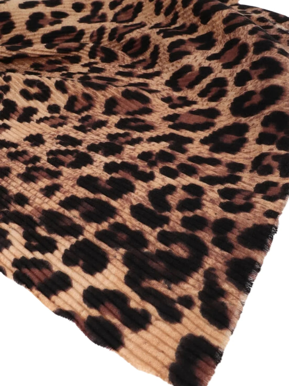 Foulard Plisado Lola Casademunt Animal Print Marrón | Bicos de Fío