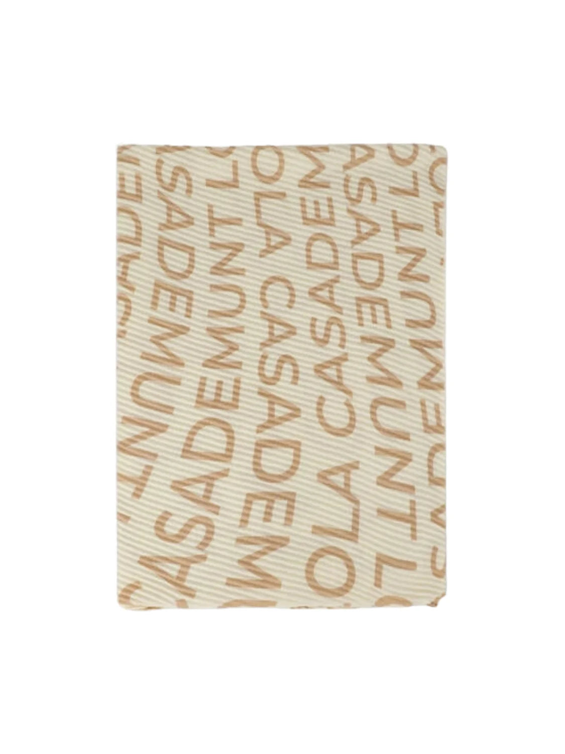 Foulard Plisado Lola Casademunt Logo Crudo | Bicos de Fío