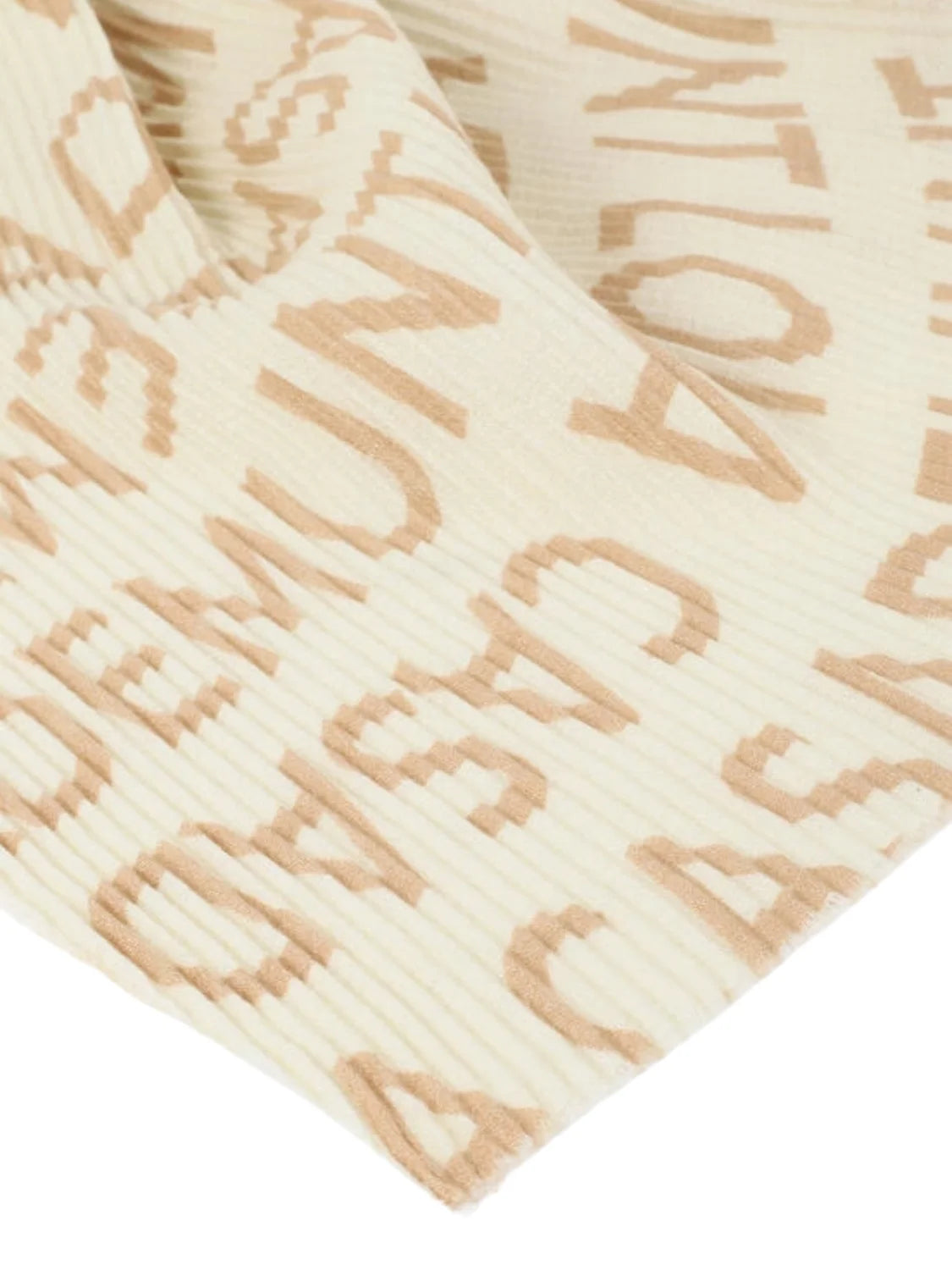 Foulard Plisado Lola Casademunt Logo Crudo | Bicos de Fío
