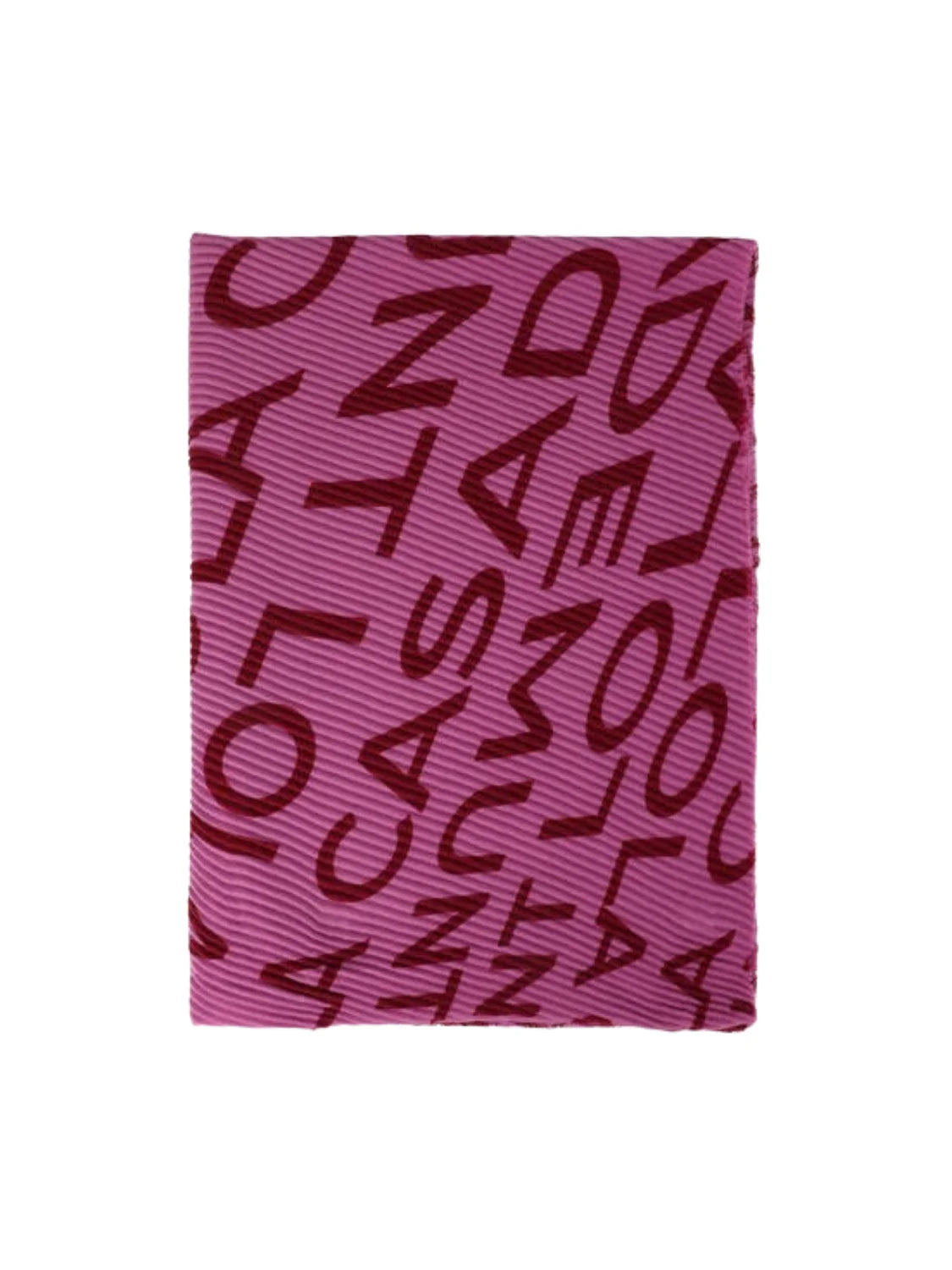 Foulard Plisado Lola Casademunt Logo Rosa | Bicos de Fío