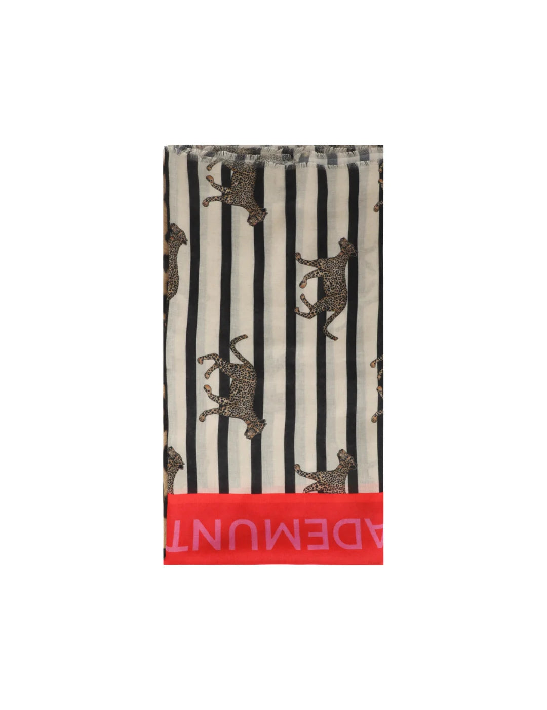 Foulard Lola Casademunt Rayas Leopardo Beige | Bicos de Fío