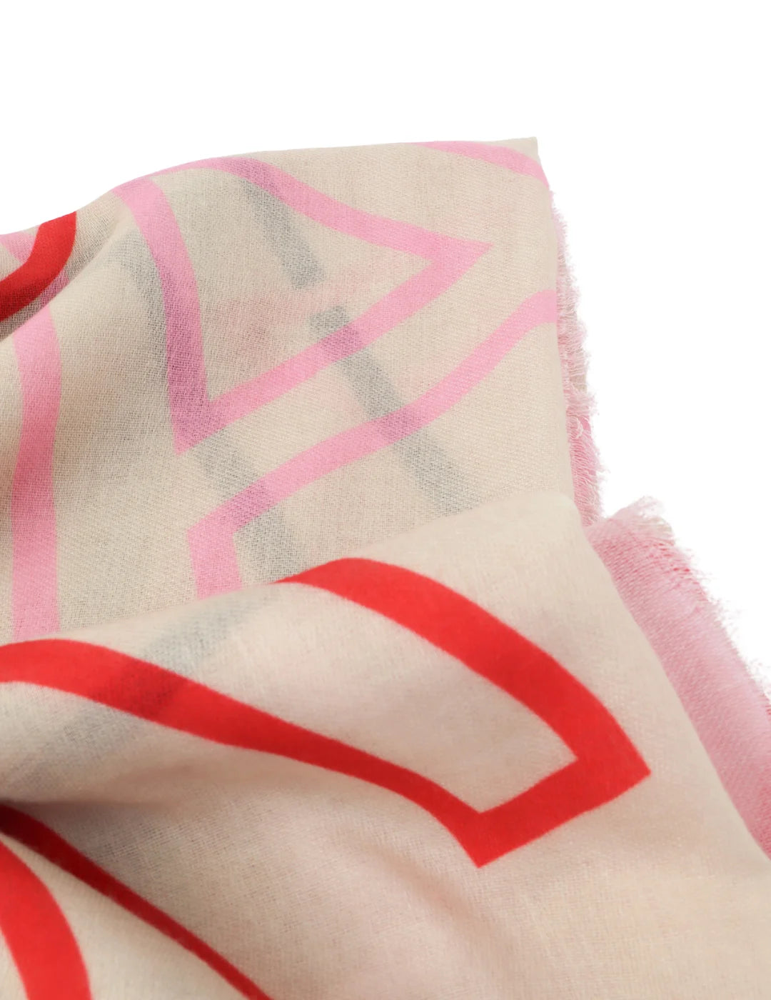 Foulard Lola Casademunt Letras Logo Beige | Bicos de Fío