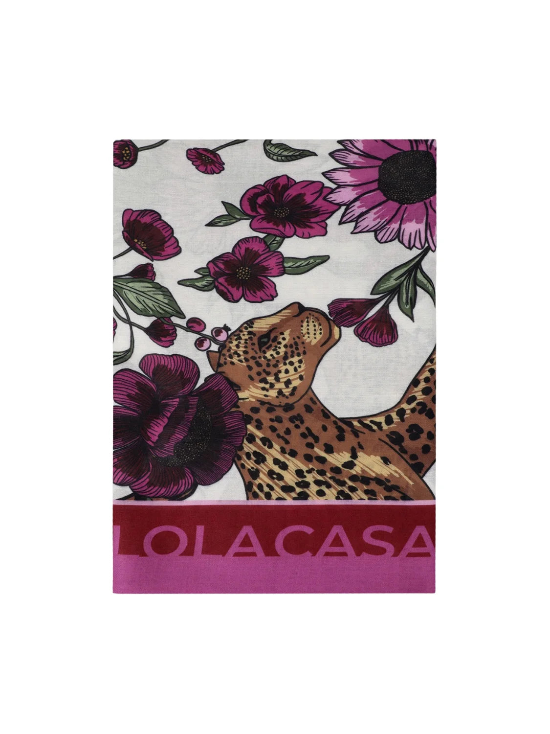 Foulard Flores Tigres Lola Casademunt Multicolor | Bicos de Fío