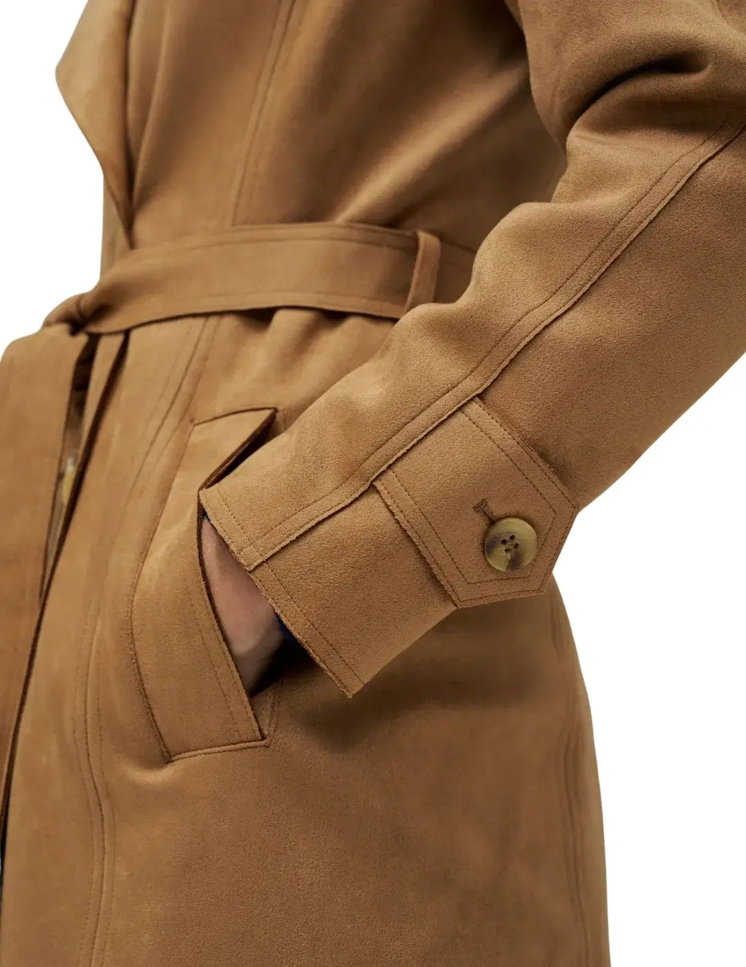 Gabardina Ante Salsa Jeans Marrón | Bicos de Fío