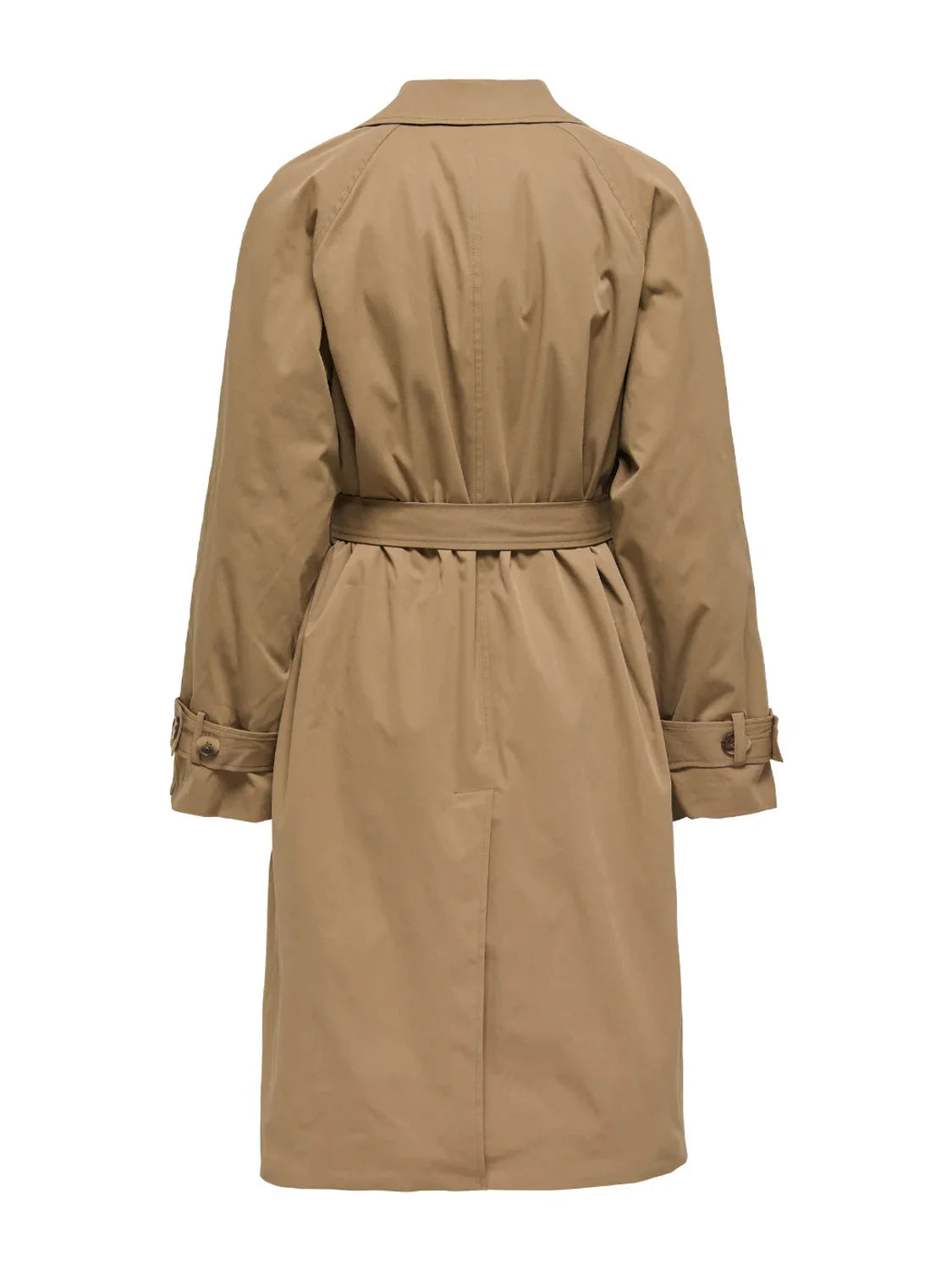 Gabardina Larga ONLY Orchid Marrón | Bicos de Fío